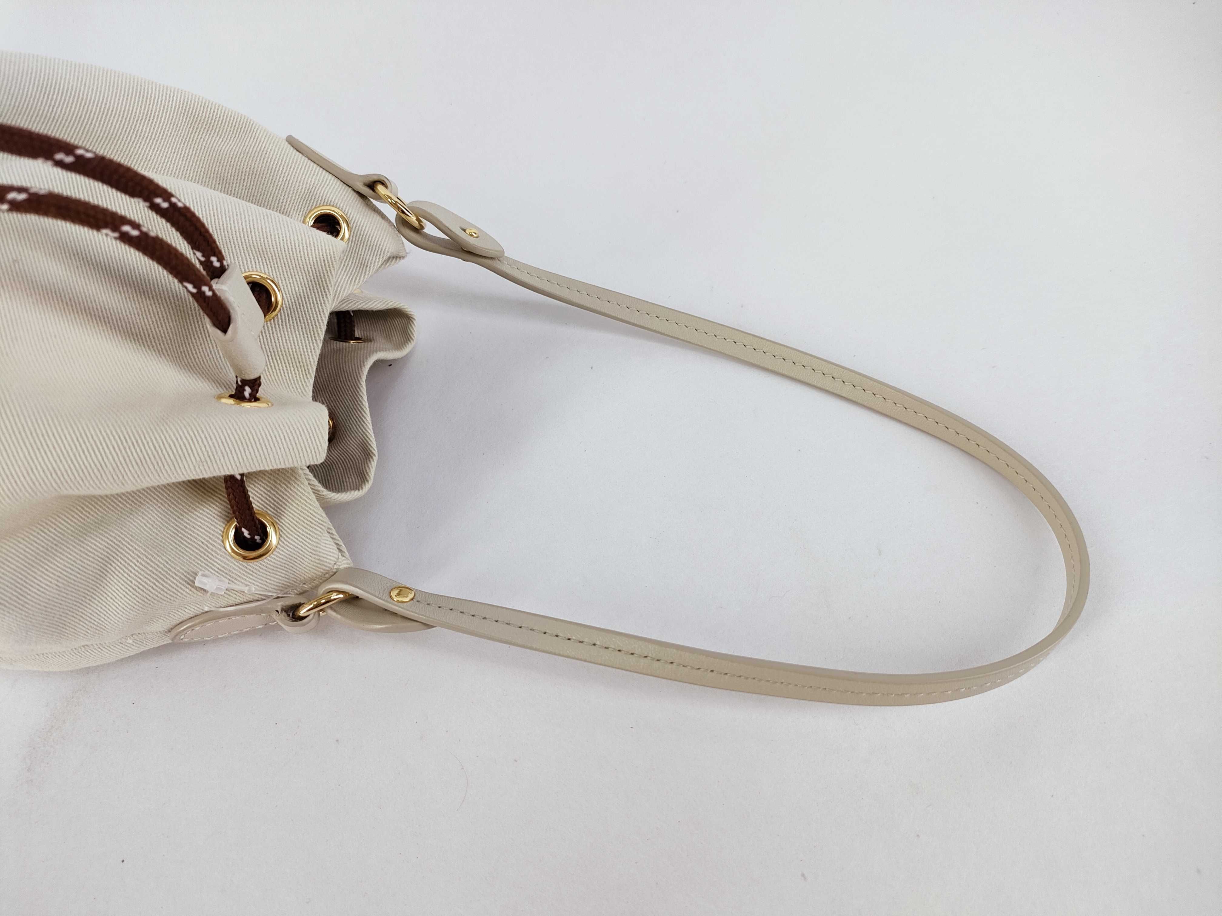handbag 5NR038 Gabardine beige handbag — view 3