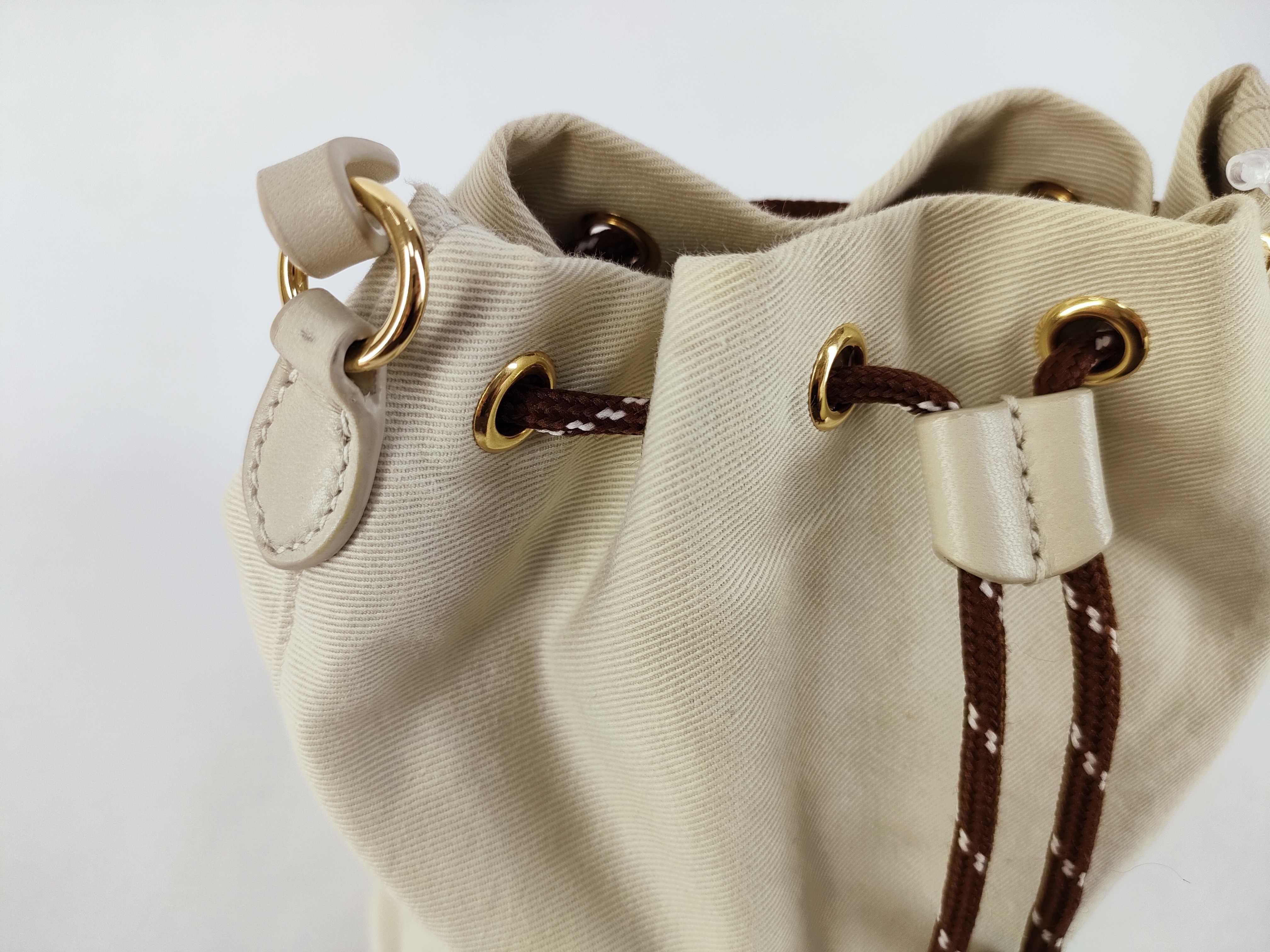 handbag 5NR038 Gabardine beige handbag — view 9