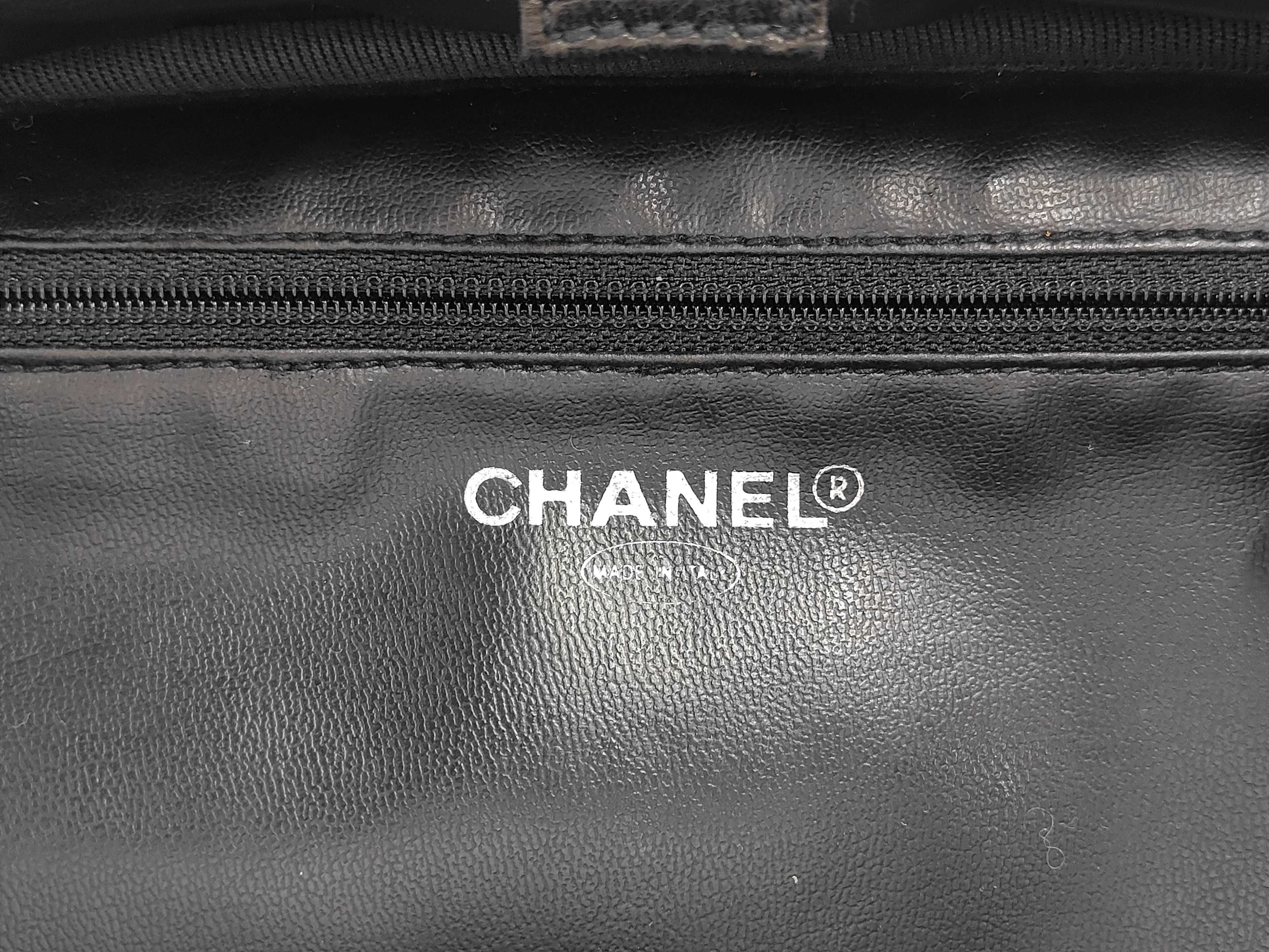 Coco Mark Enamel Vanity Bag, 2-Way, Black with Gold Hardware, 4476589 A07061 Vanity Bag — view 10