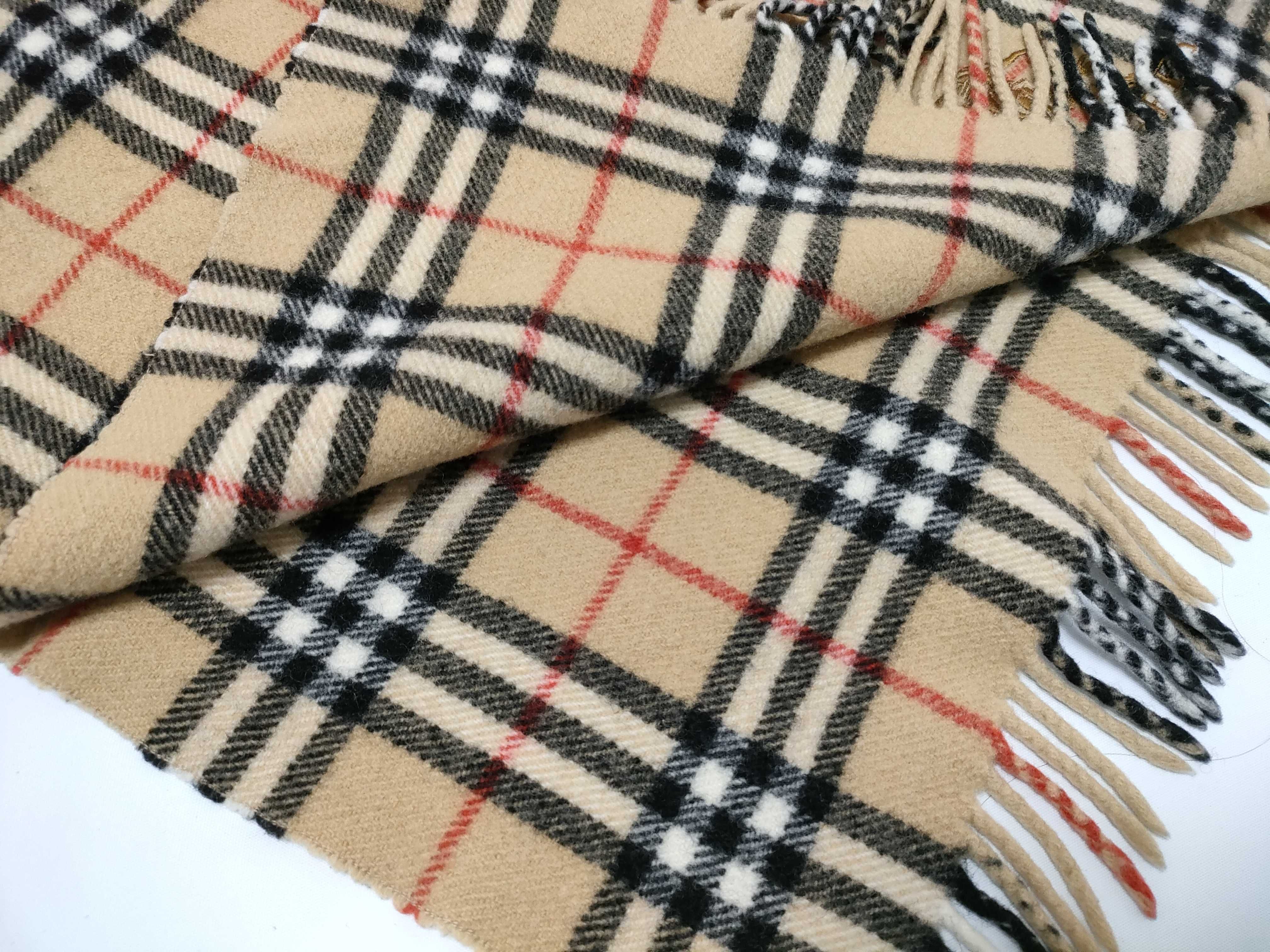 Nova Check Beige Shawl, Throw, and Other Accessories — view 6