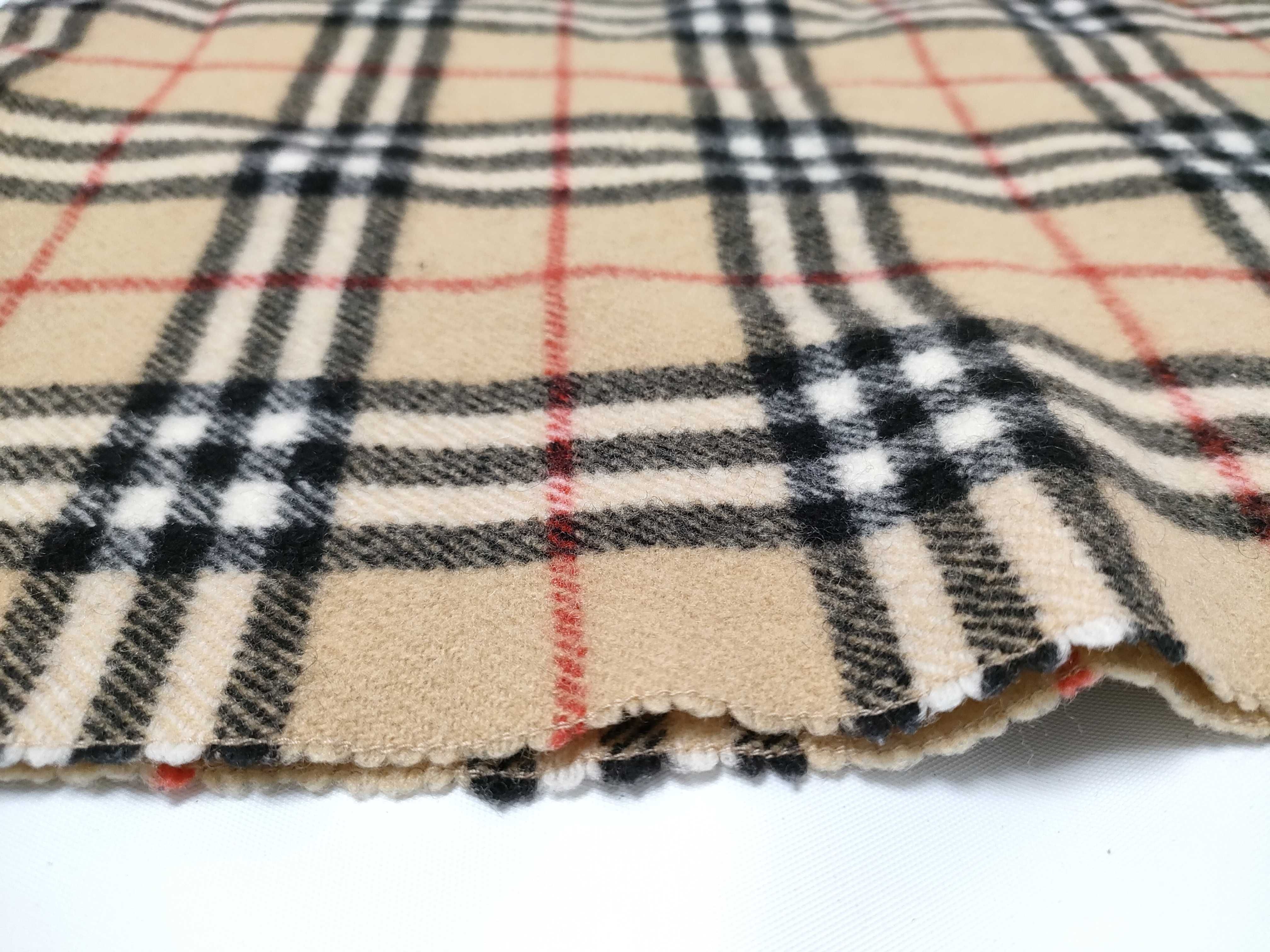 Nova Check Beige Shawl, Throw, and Other Accessories — view 7