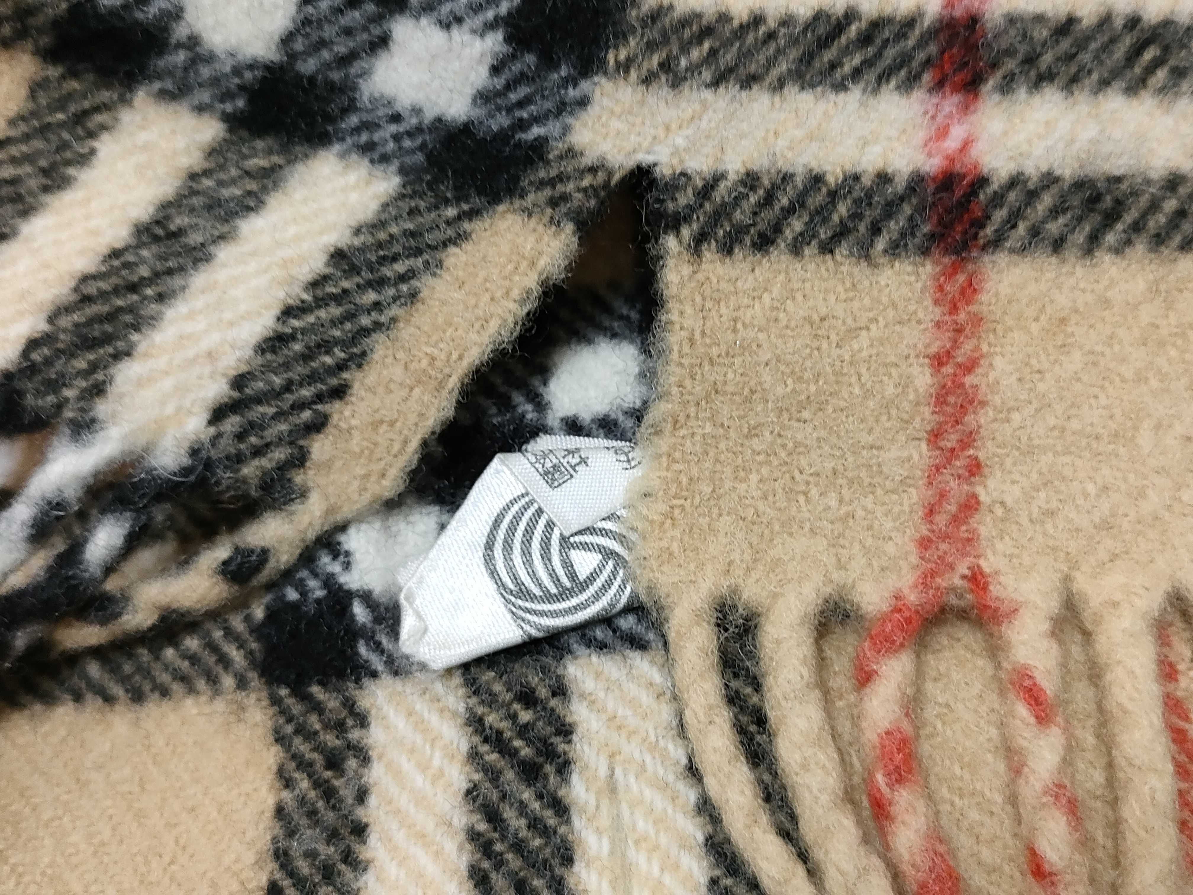 Nova Check Beige Shawl, Throw, and Other Accessories — view 10