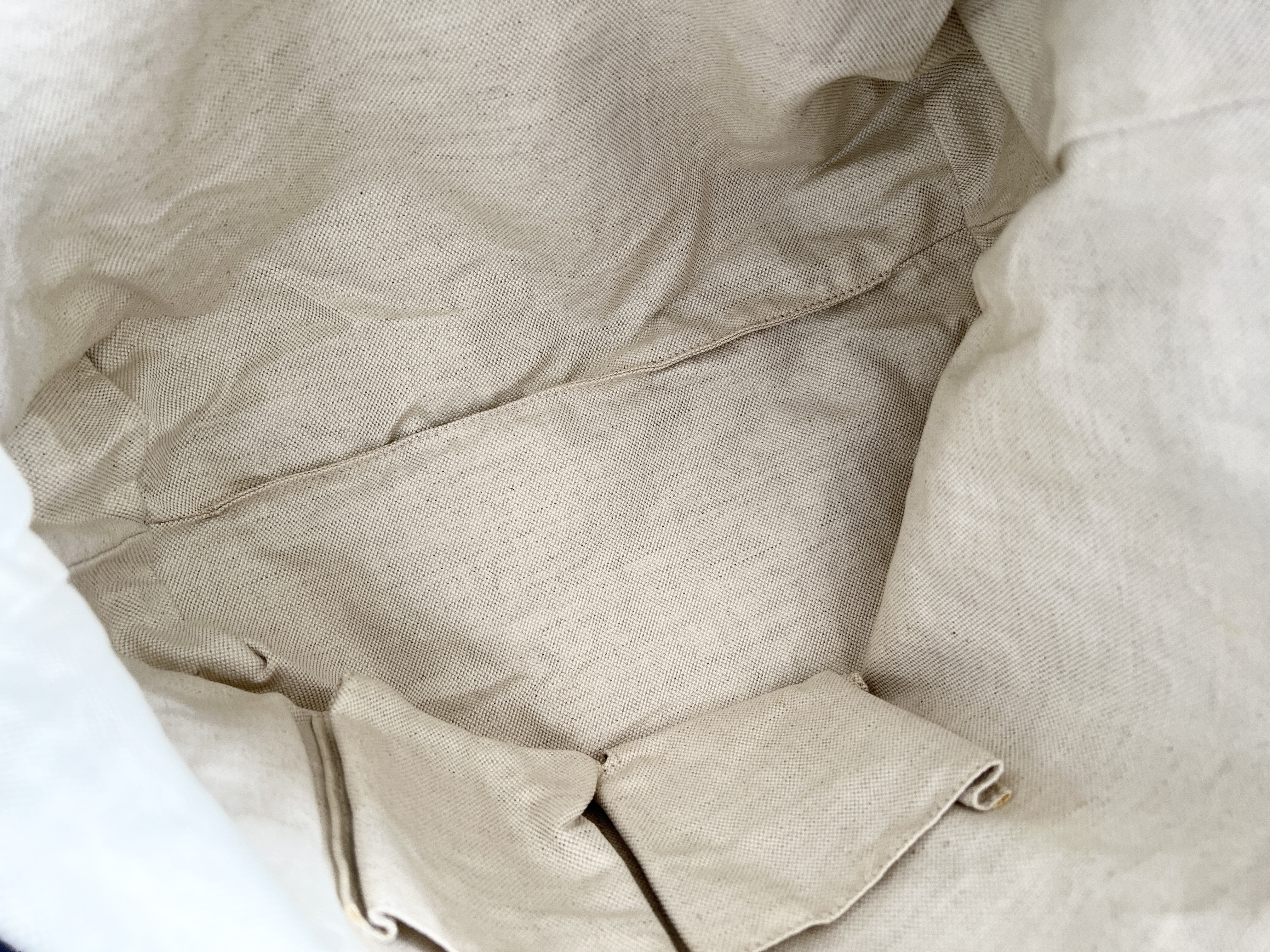 GG Logo Nylon Leather Handbag Tote Bag — view 5