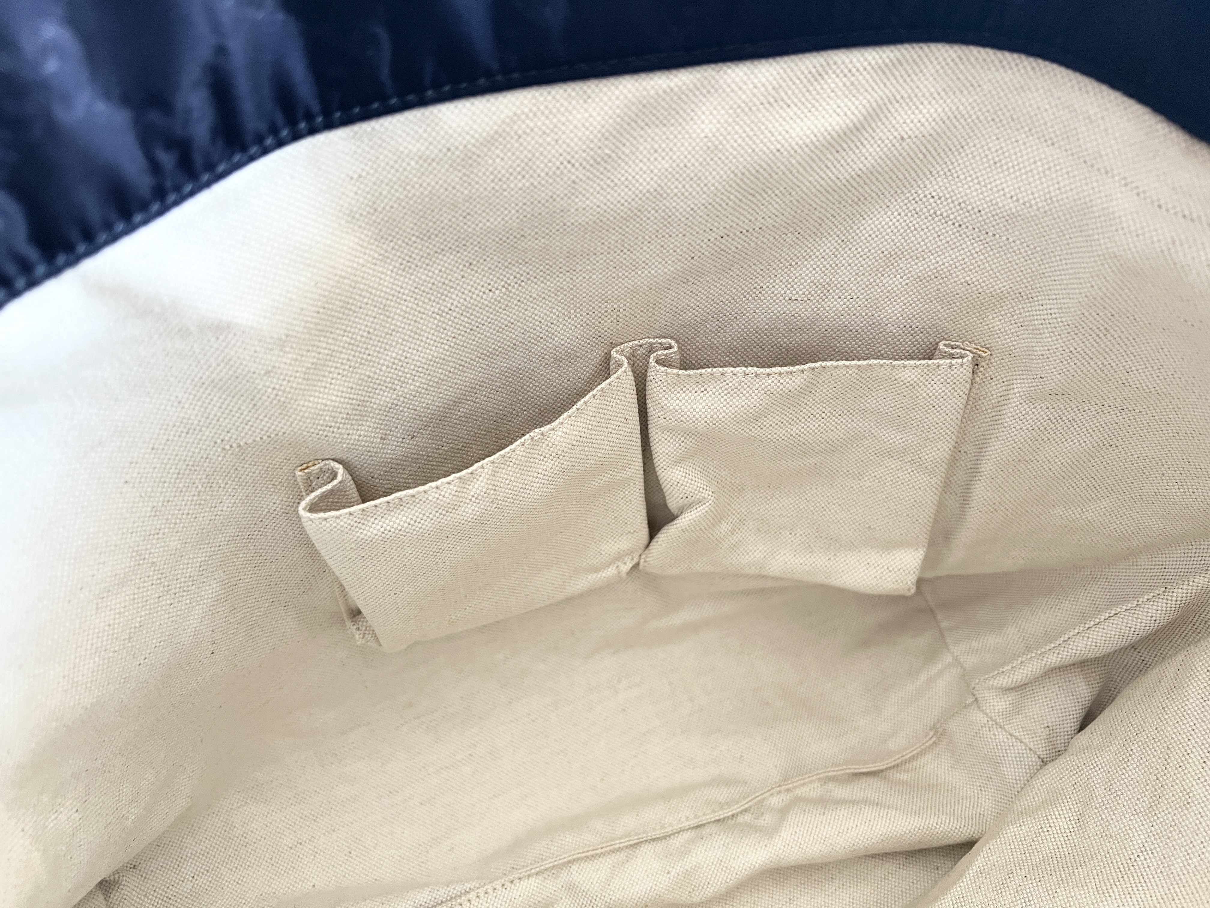 GG Logo Nylon Leather Handbag Tote Bag — view 9