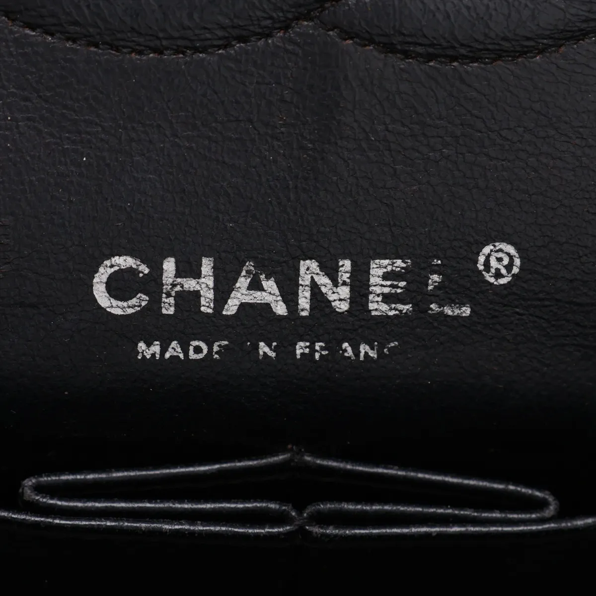[Individually packaged] Chanel Matelassé 25 Caviar Skin Double Flap Double Chain Bag, Black with Silver Hardware, 12020760, Series 12, A01112 — view 11