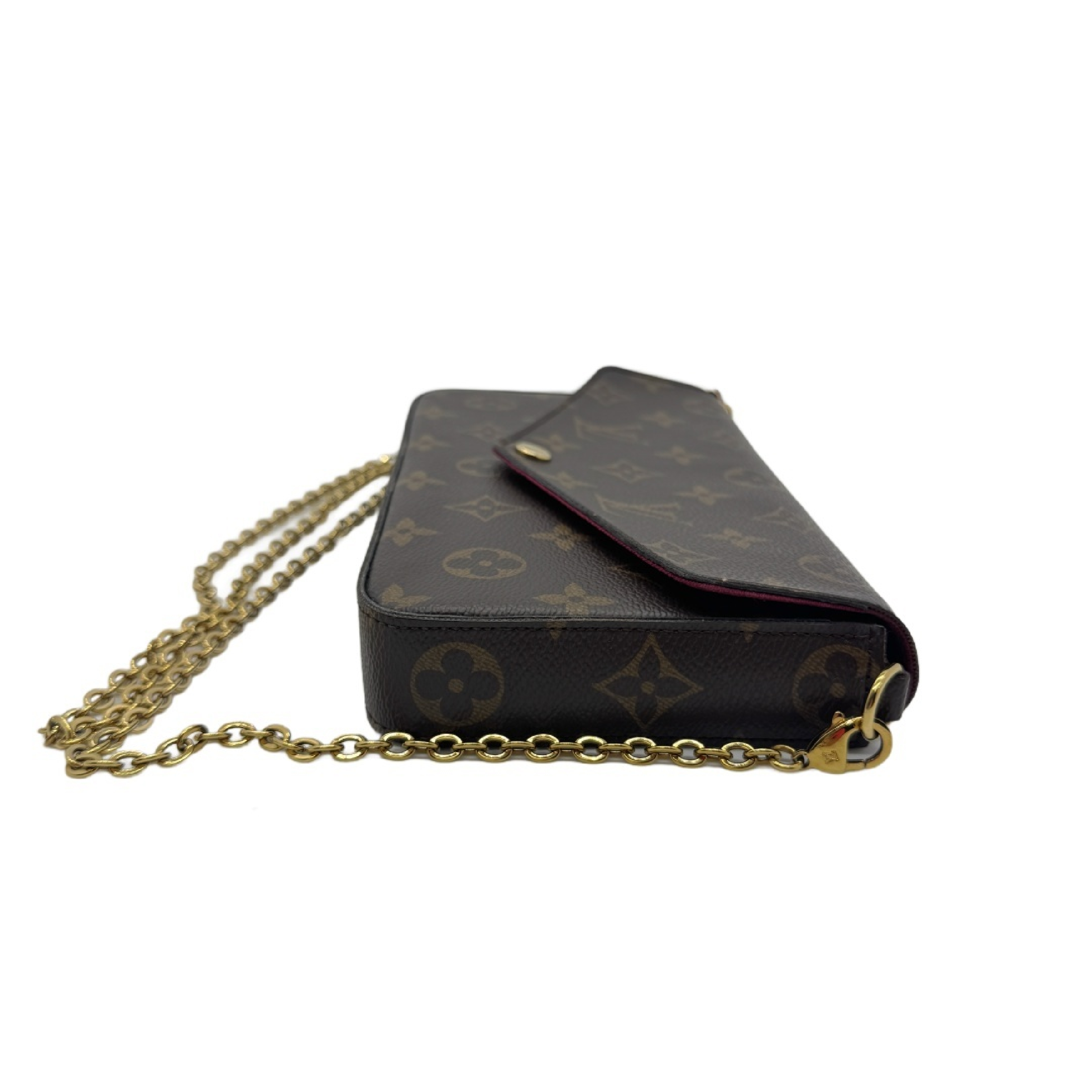 Monogram Pochette Felicie Chain Shoulder Bag — view 3