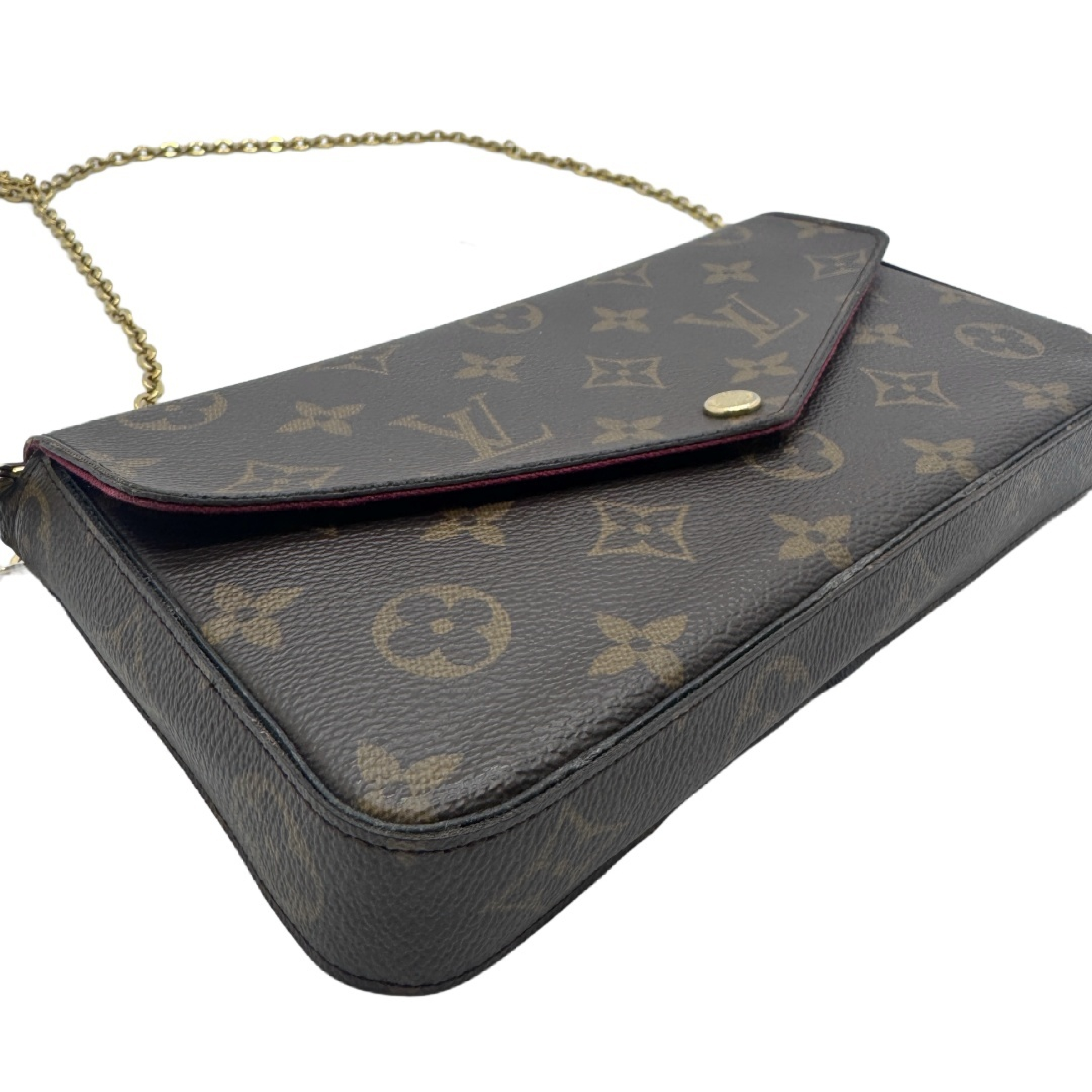 Monogram Pochette Felicie Chain Shoulder Bag — view 6