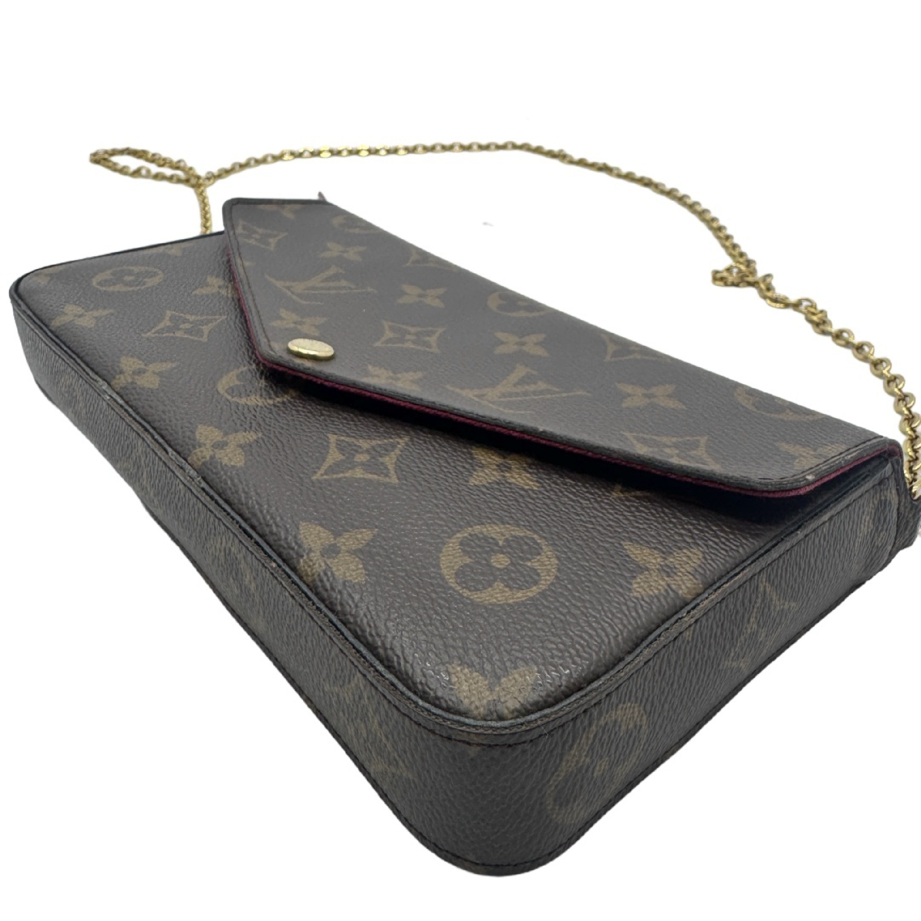 Monogram Pochette Felicie Chain Shoulder Bag — view 7