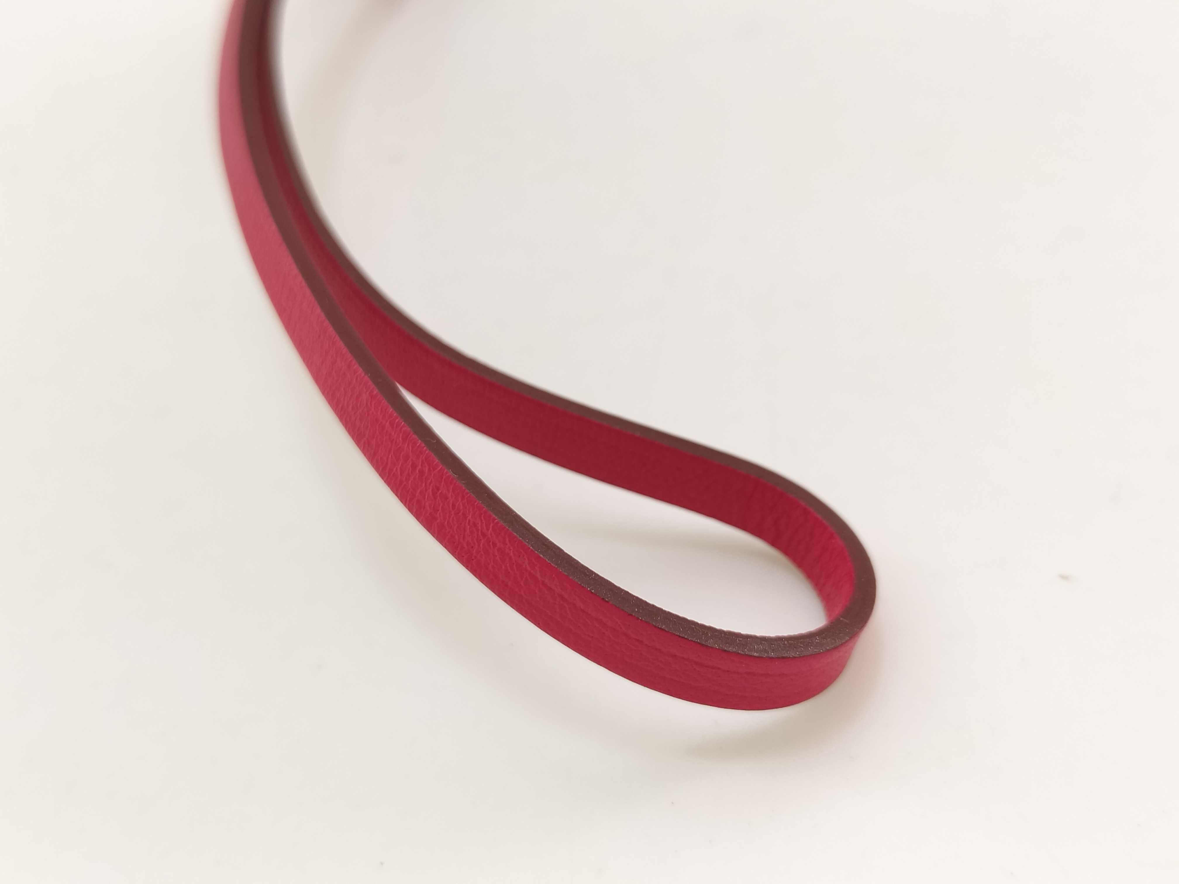 Carre Nano Scarf-shaped Charm, Rose Mexico, Hermes Charm — view 6