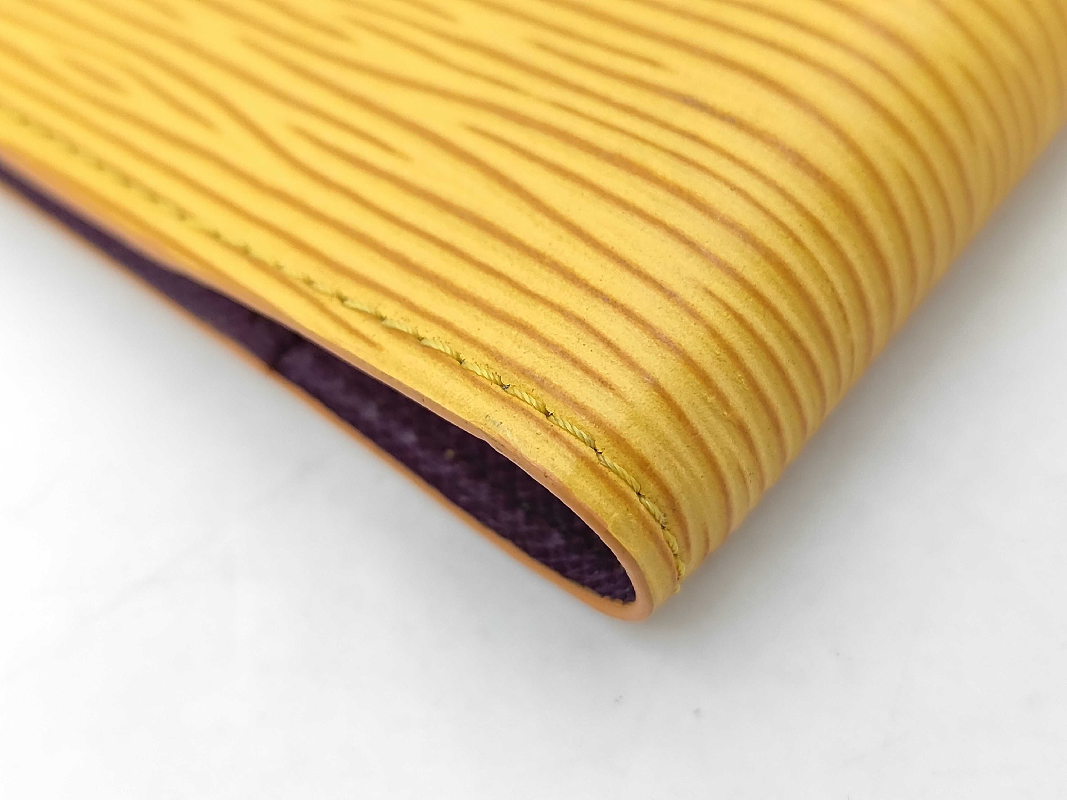 Epi Leather Agenda PM Tassili Yellow CA1908 Notebook Cover — view 3