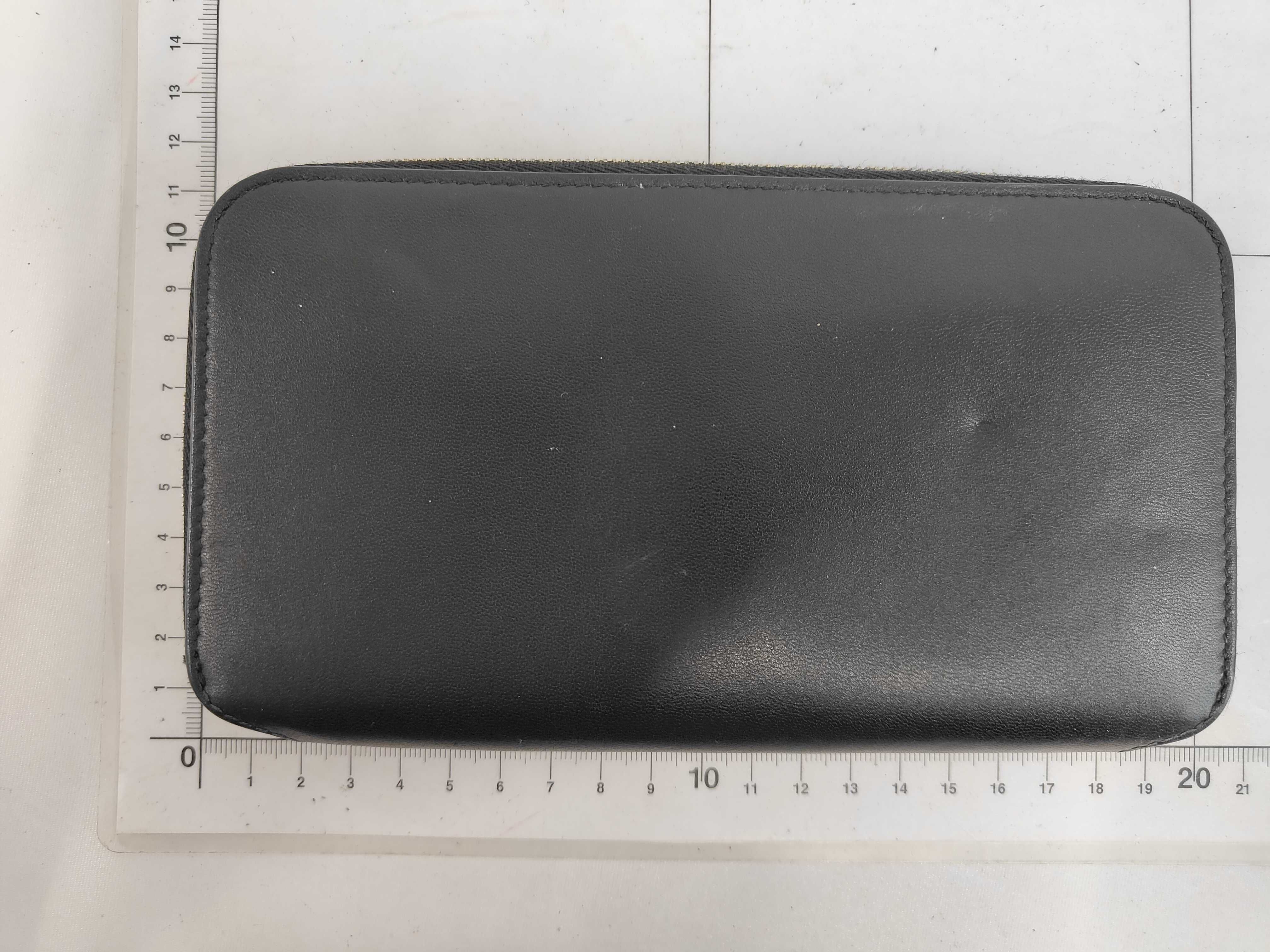long wallet, black wallet — view 2