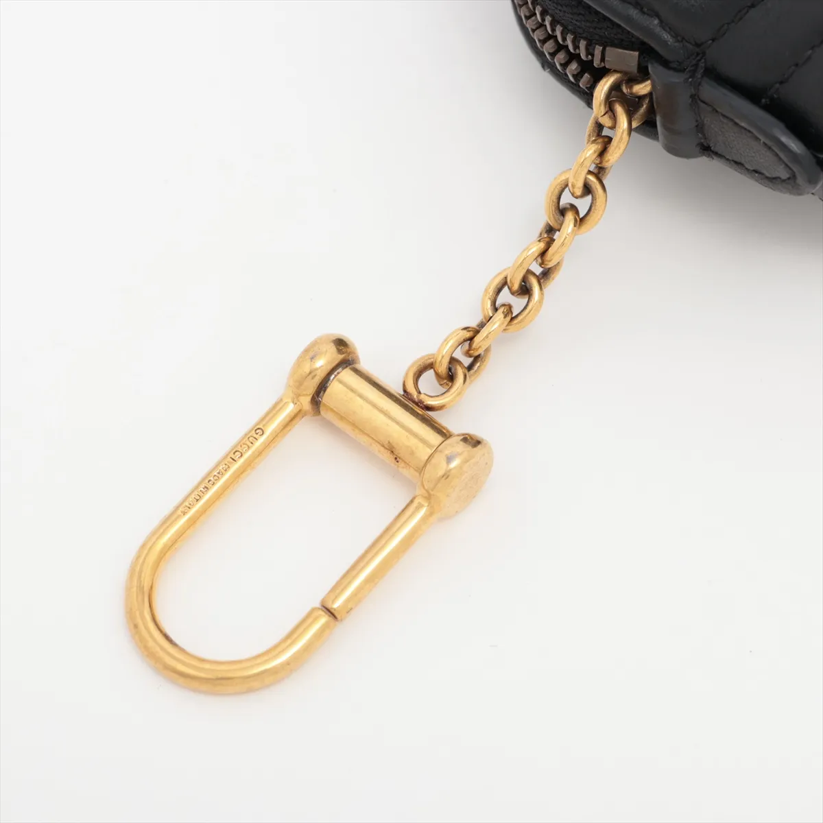 GG Marmont 625691 Leather Pouch, Black — view 5
