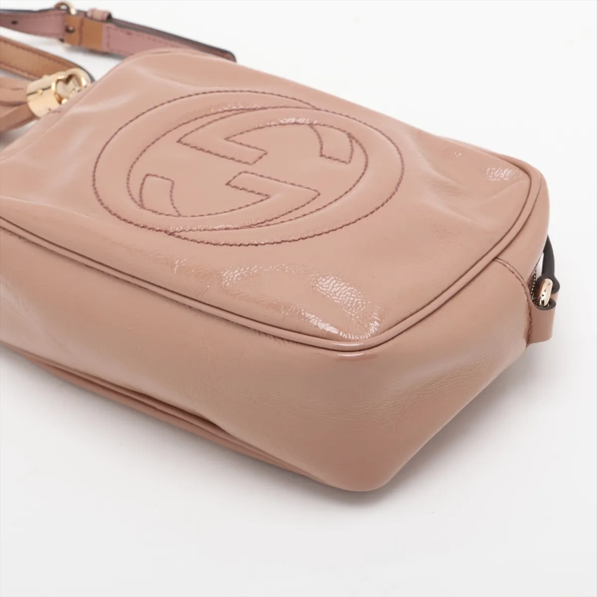Soho 308364 Patent Leather Shoulder Bag Pink — view 3