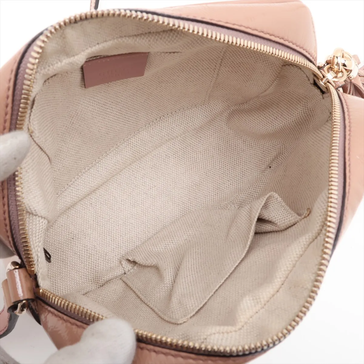 Soho 308364 Patent Leather Shoulder Bag Pink — view 6