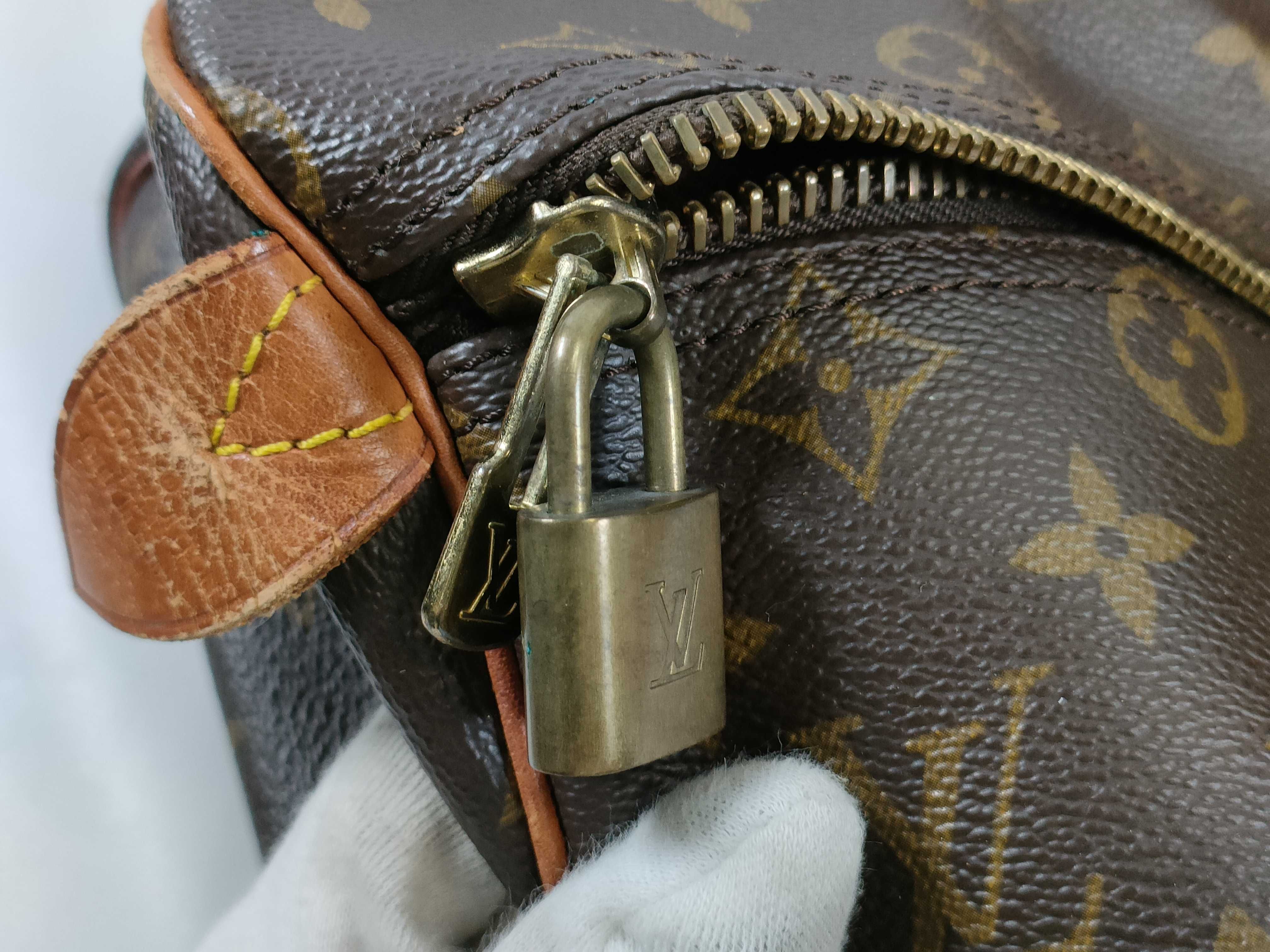 Monogram M41428 Keepall 45 Boston Bag with Name Engraving — view 15