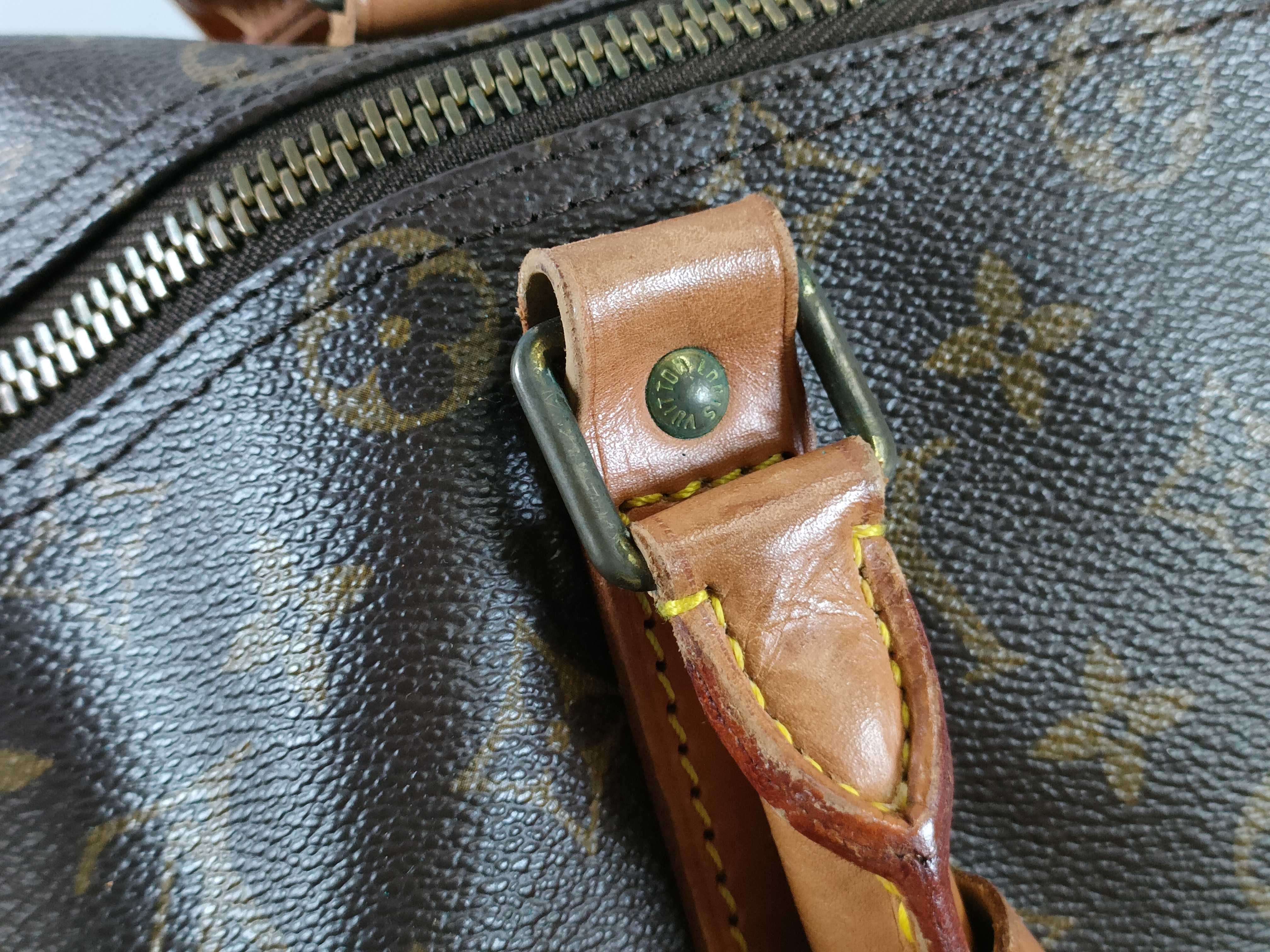 Monogram M41428 Keepall 45 Boston Bag with Name Engraving — view 5