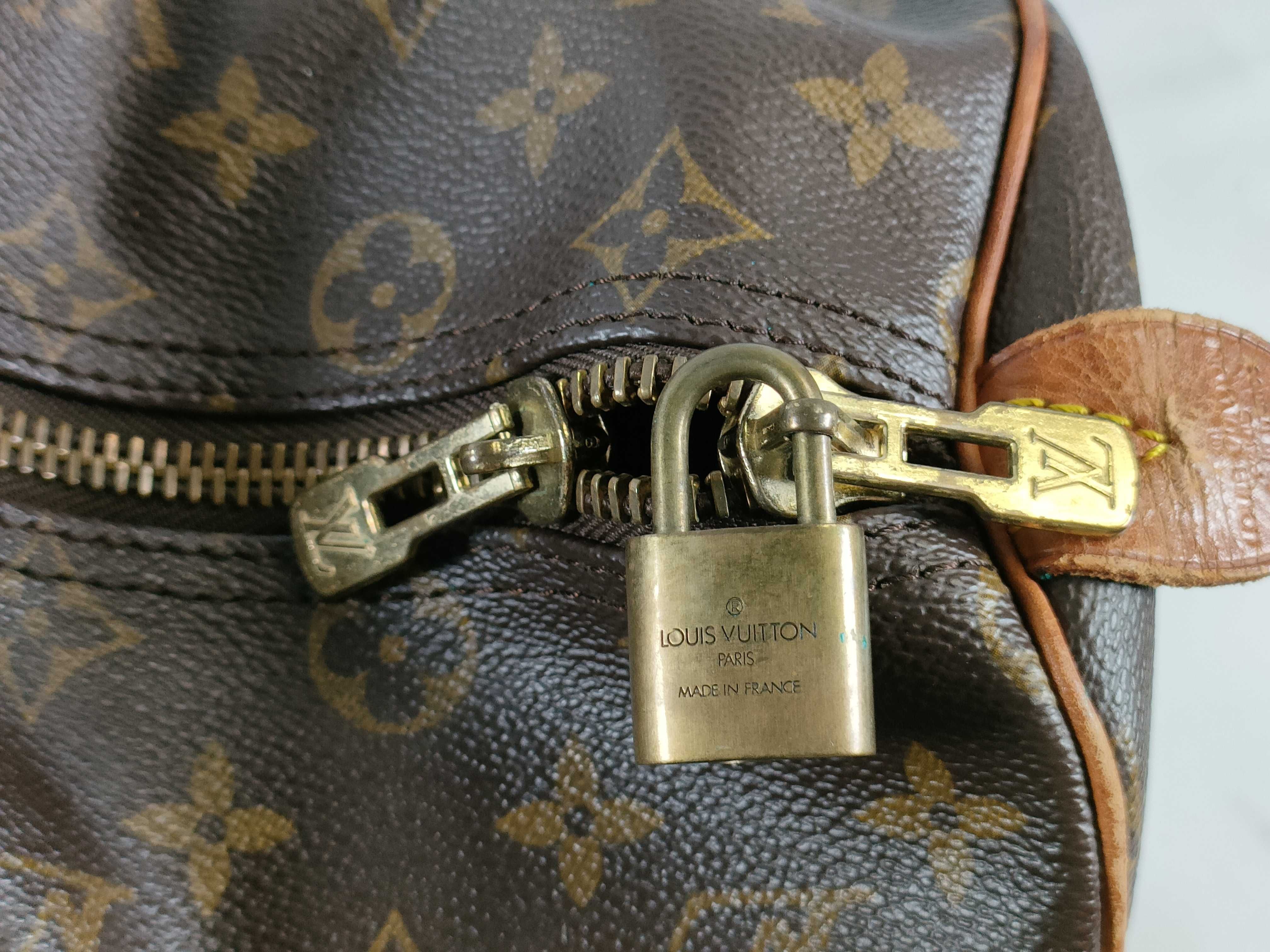 Monogram M41428 Keepall 45 Boston Bag with Name Engraving — view 10