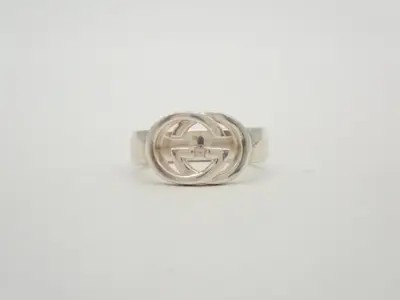 Interlocking G Ring, SV925, 5.2g, #15