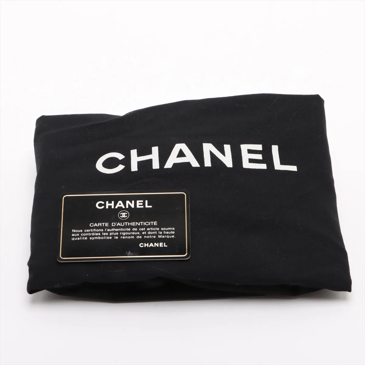 GST Caviar Skin Chain Tote Bag, Black with Silver Hardware, 13555207, serial number in the 13 range. — view 14