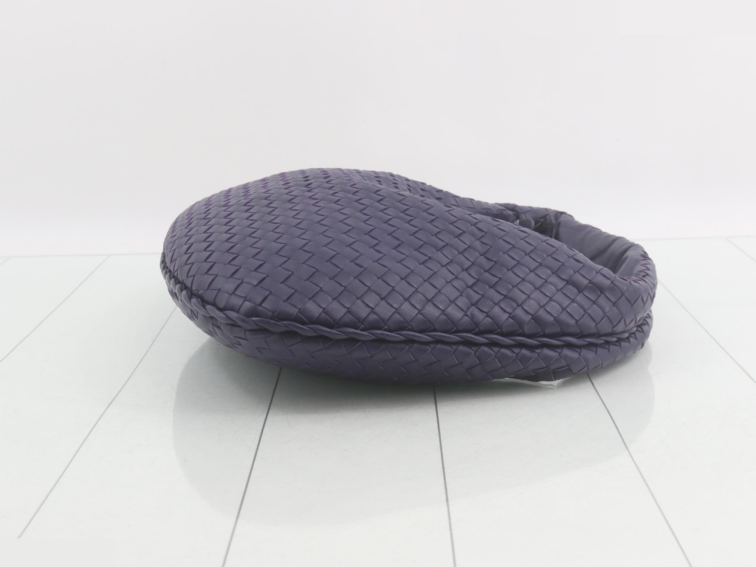 Intrecciato Purple Tote Bag — view 3