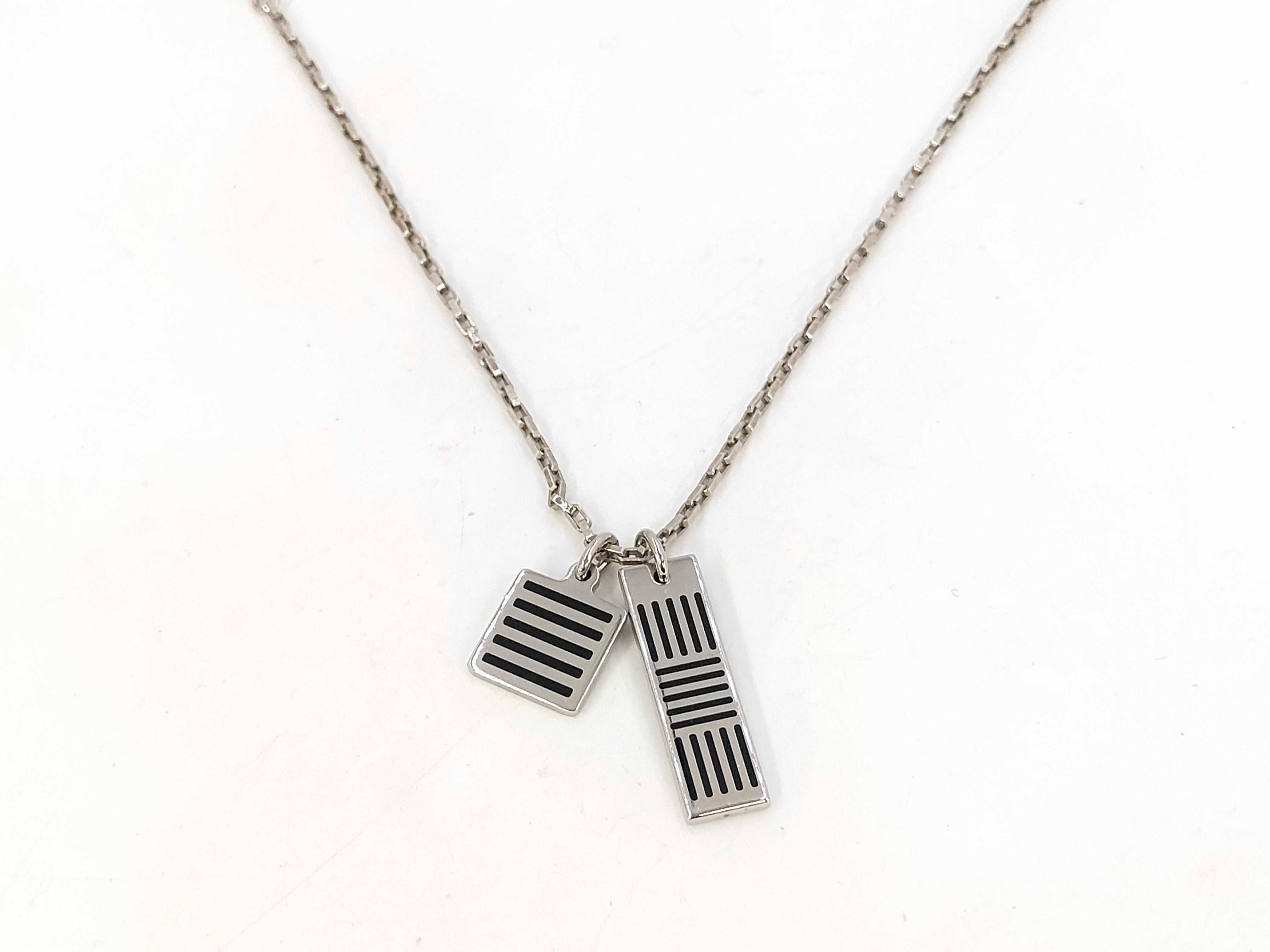 M62490 Metal Collier Damier Colors Necklace (with dust bag and box) — view 3