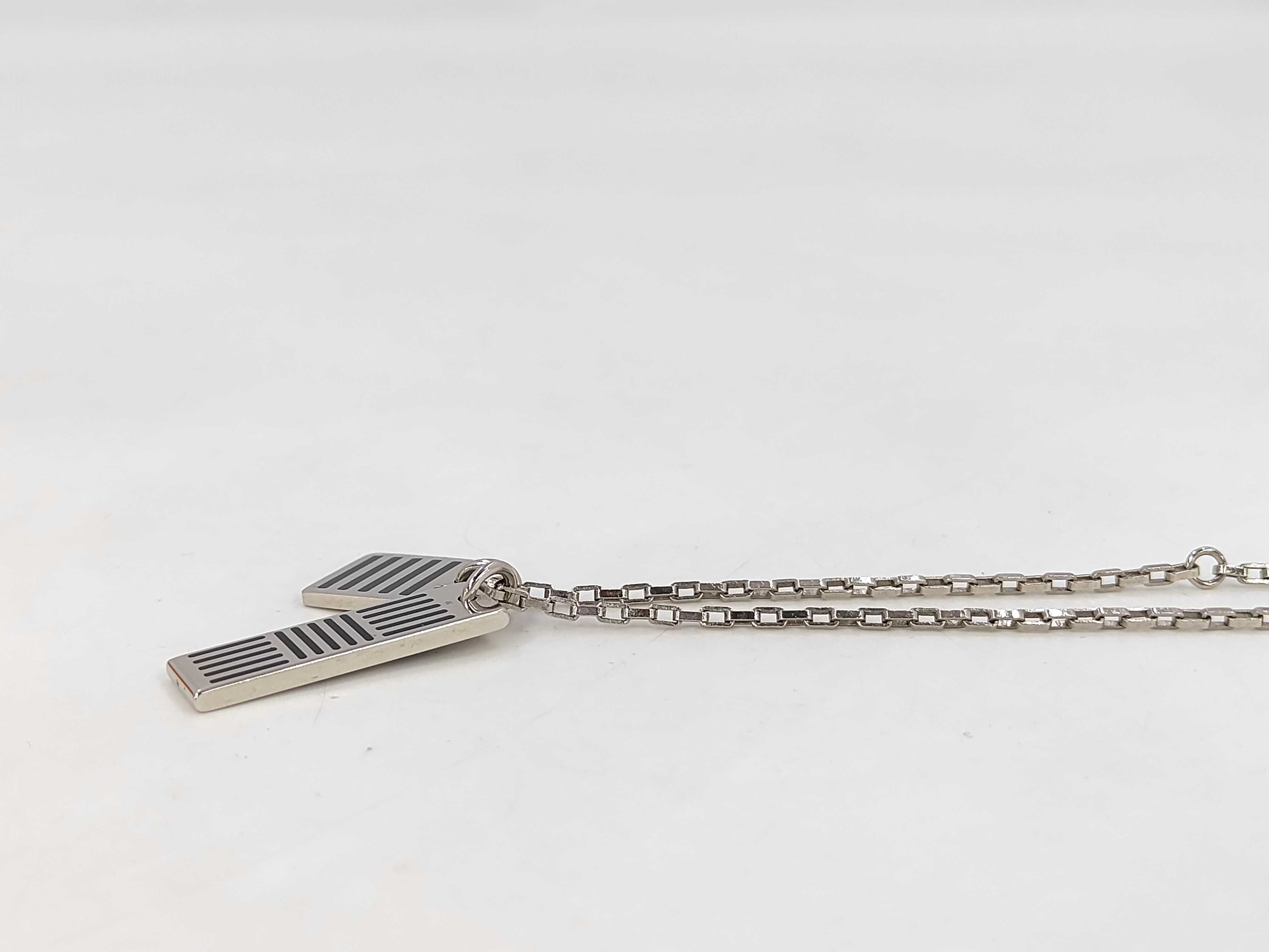 M62490 Metal Collier Damier Colors Necklace (with dust bag and box) — view 4