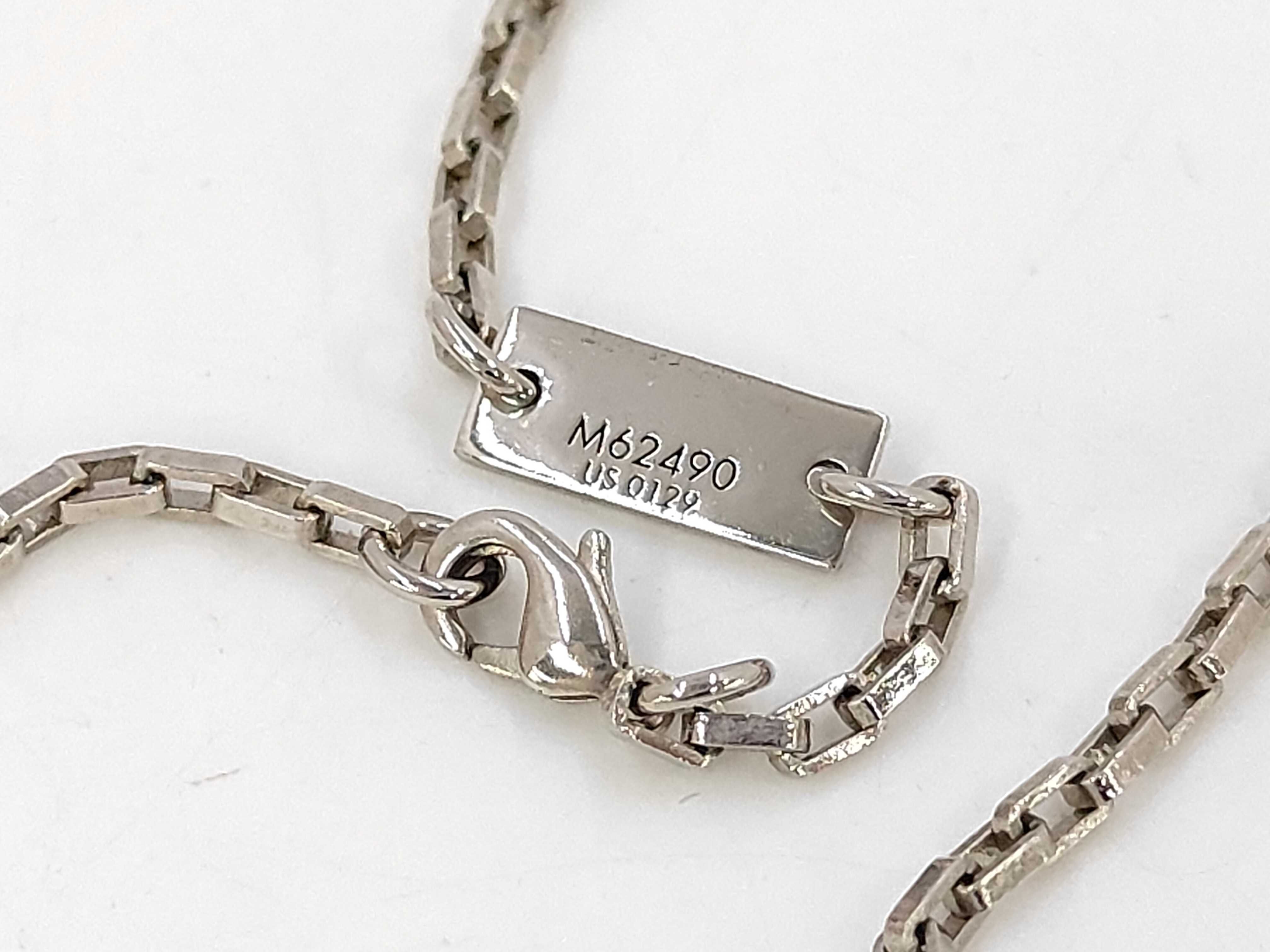 M62490 Metal Collier Damier Colors Necklace (with dust bag and box) — view 5