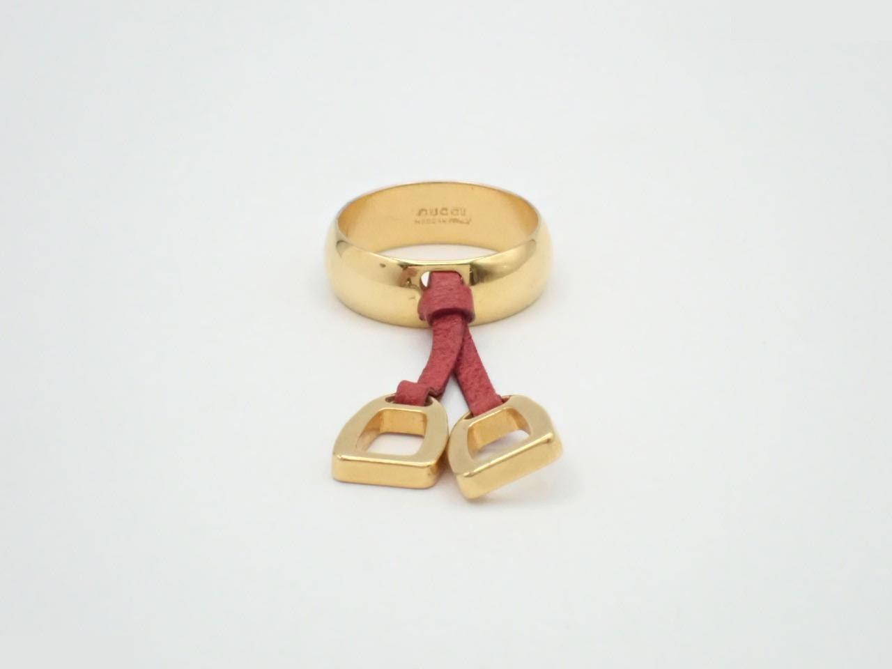 Other lines - Accessories - Gold and Red Leather Scarf