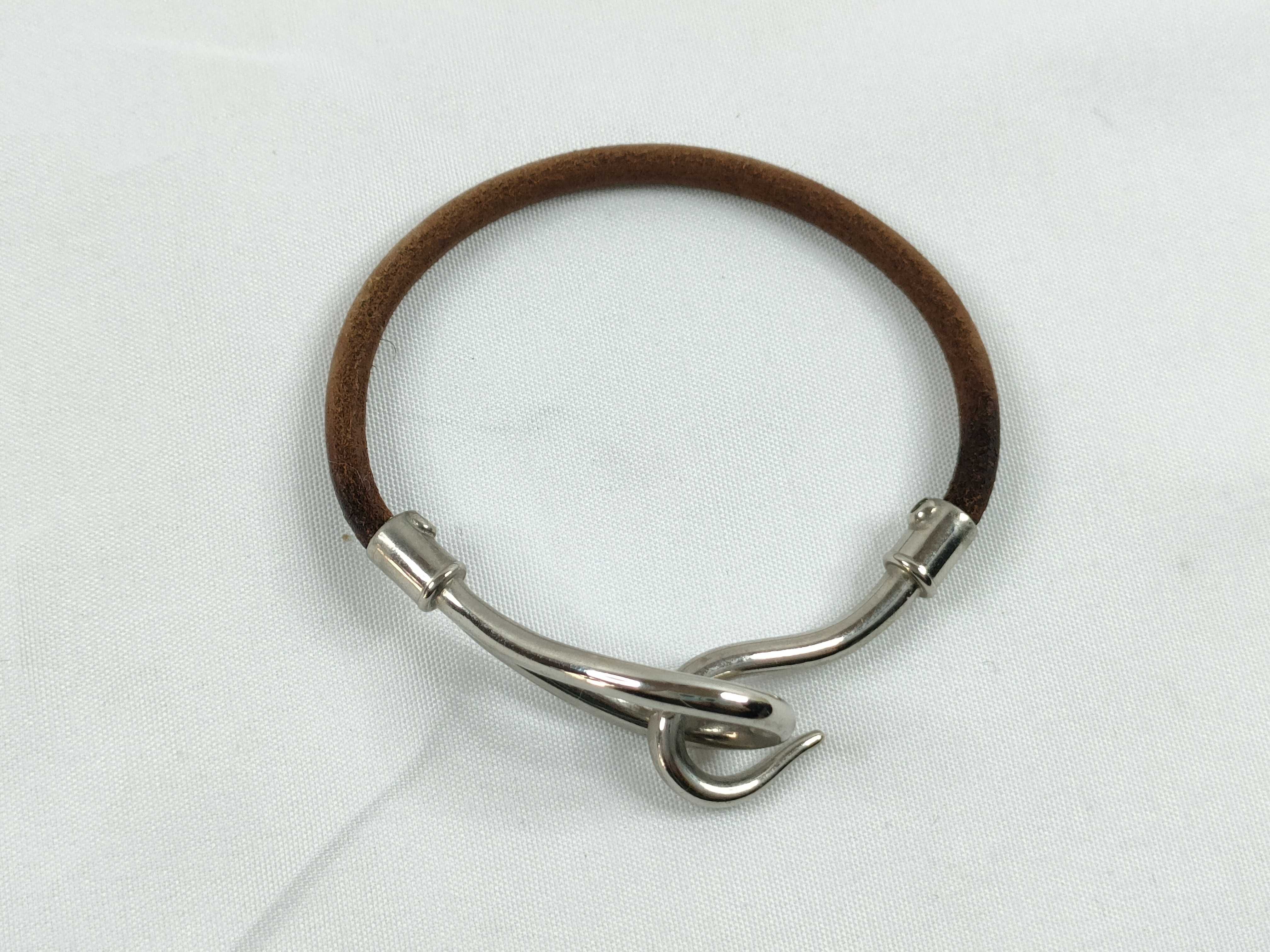 Jumbo Leather Choker Bracelet (Bracelet/Bangle) — view 5