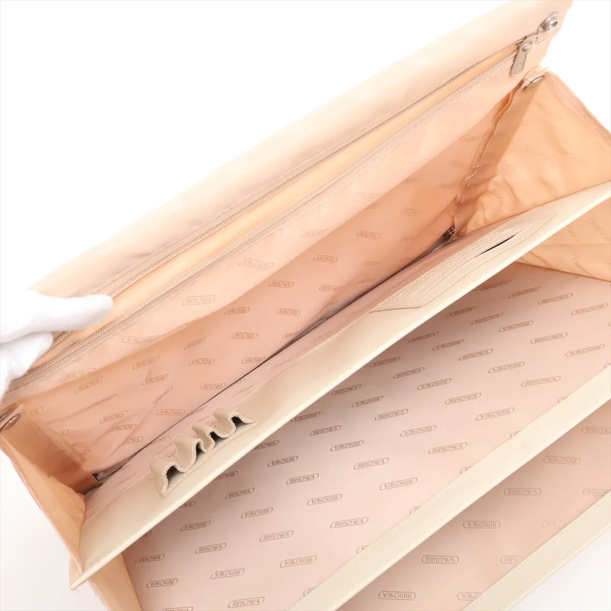 [Individually packaged] Rimowa Salsa Deluxe Polycarbonate x Canvas Carry-on Suitcase, Brown, Combination Lock 000 — view 14
