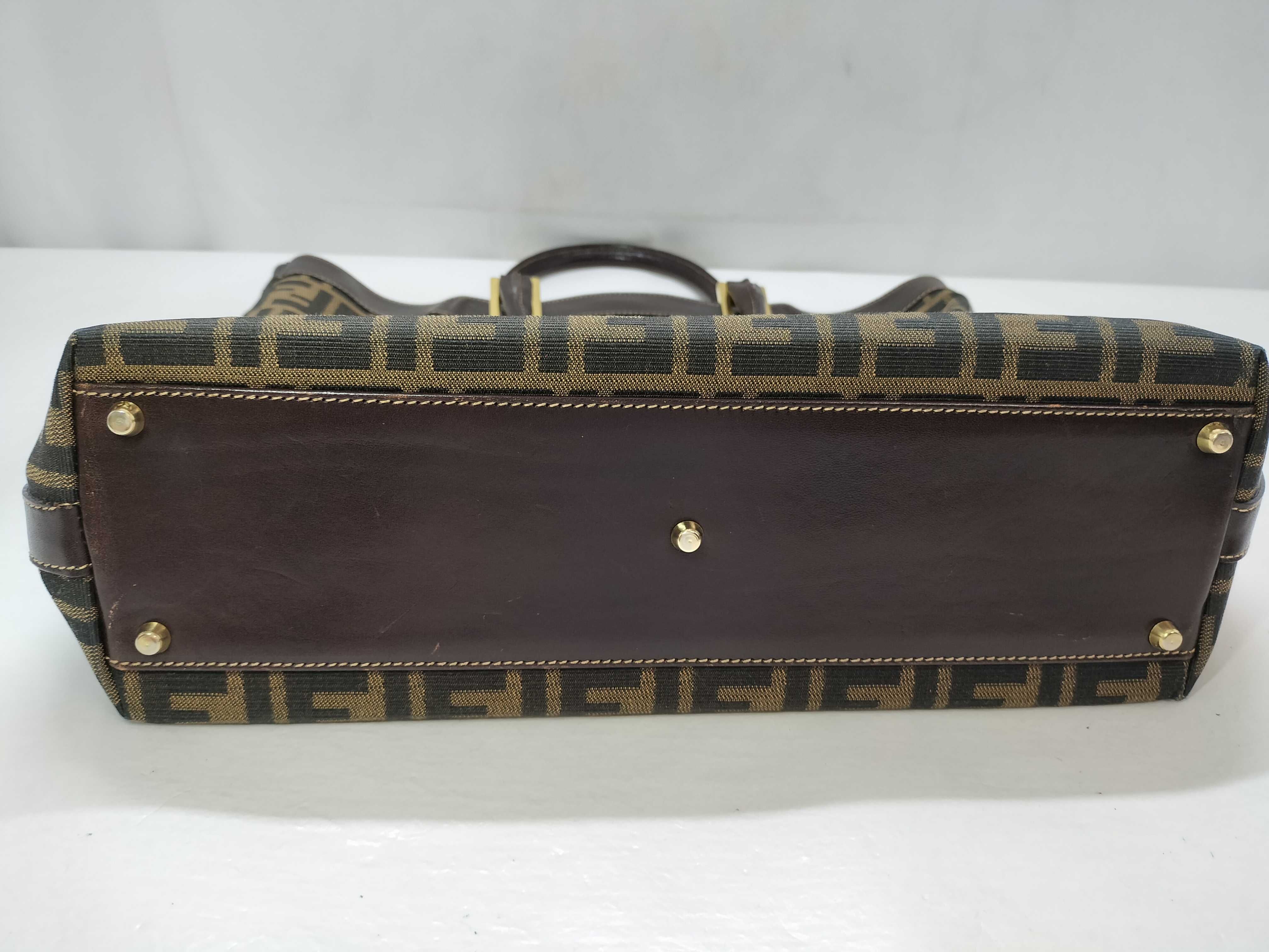 Zucca pattern Fendi tote bag with strap — view 13