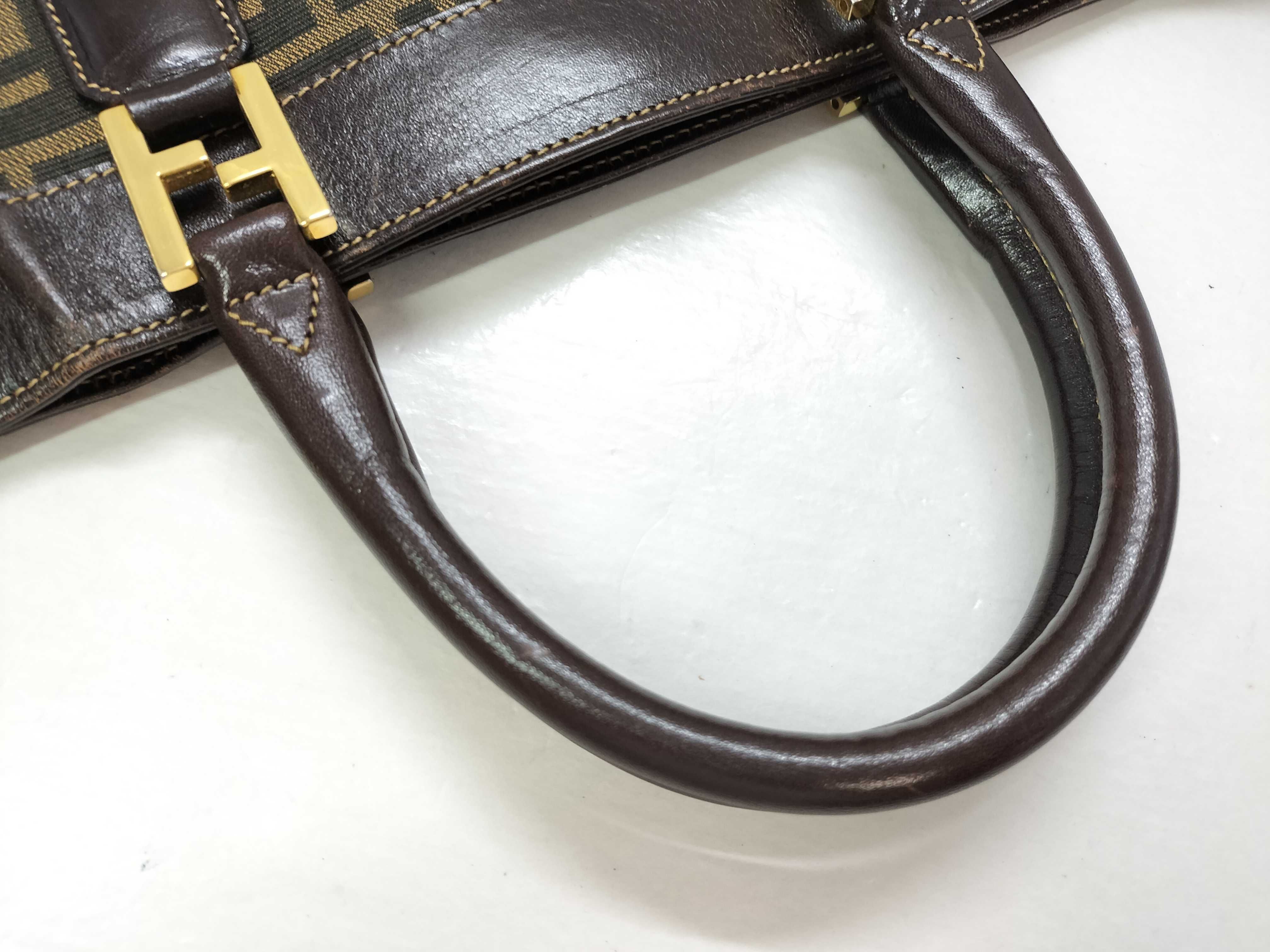 Zucca pattern Fendi tote bag with strap — view 3