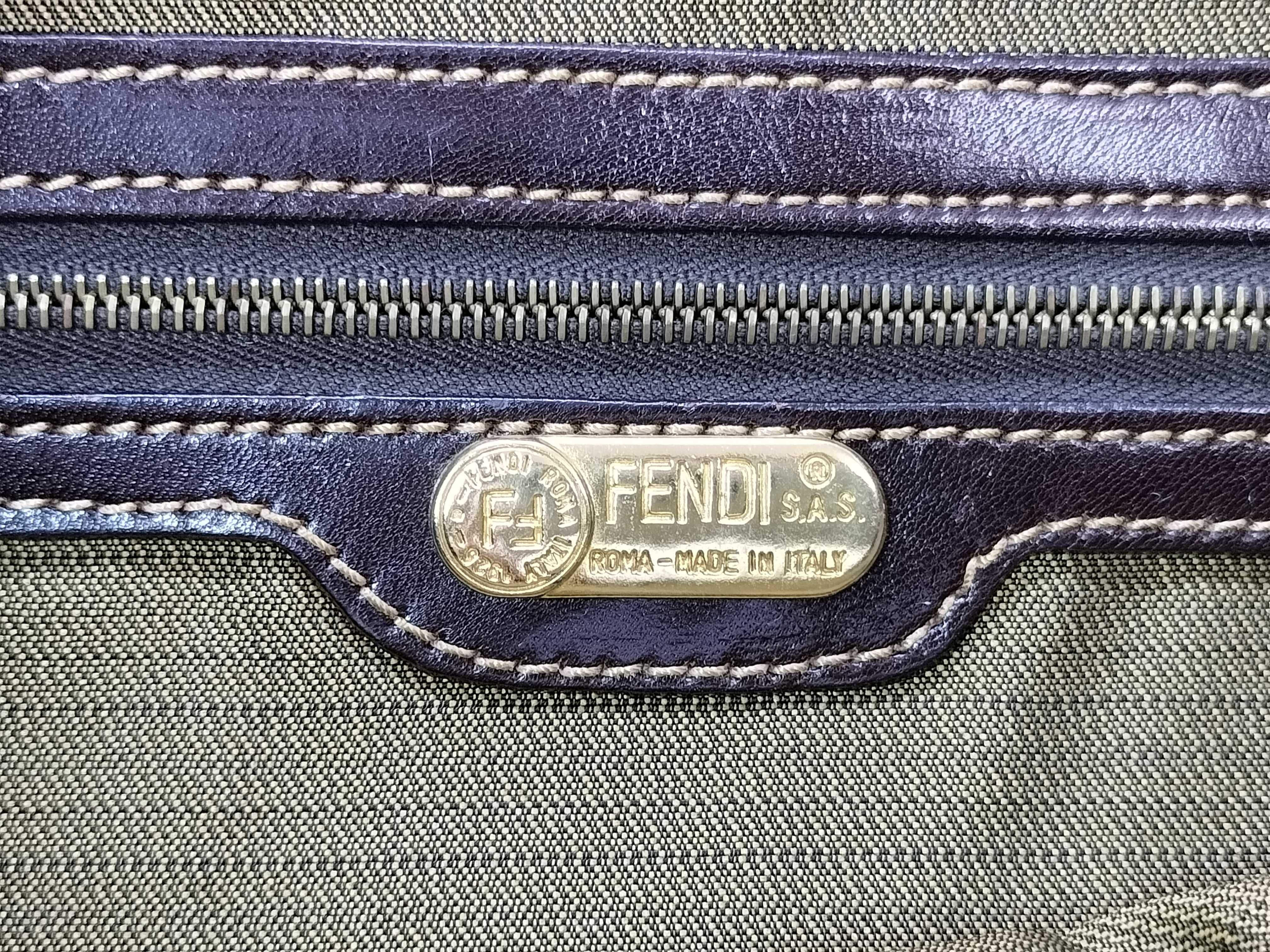 Zucca pattern Fendi tote bag with strap — view 8