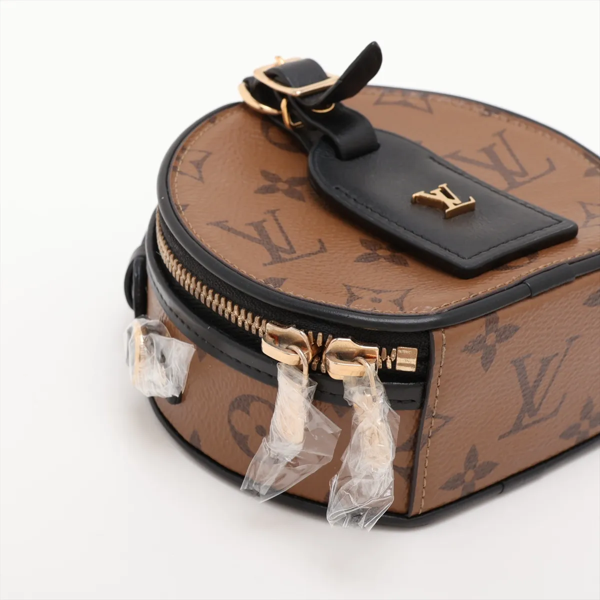 Monogram Reverse Mini Boite Chapeau M68276 Brown (RFID detected) — view 4