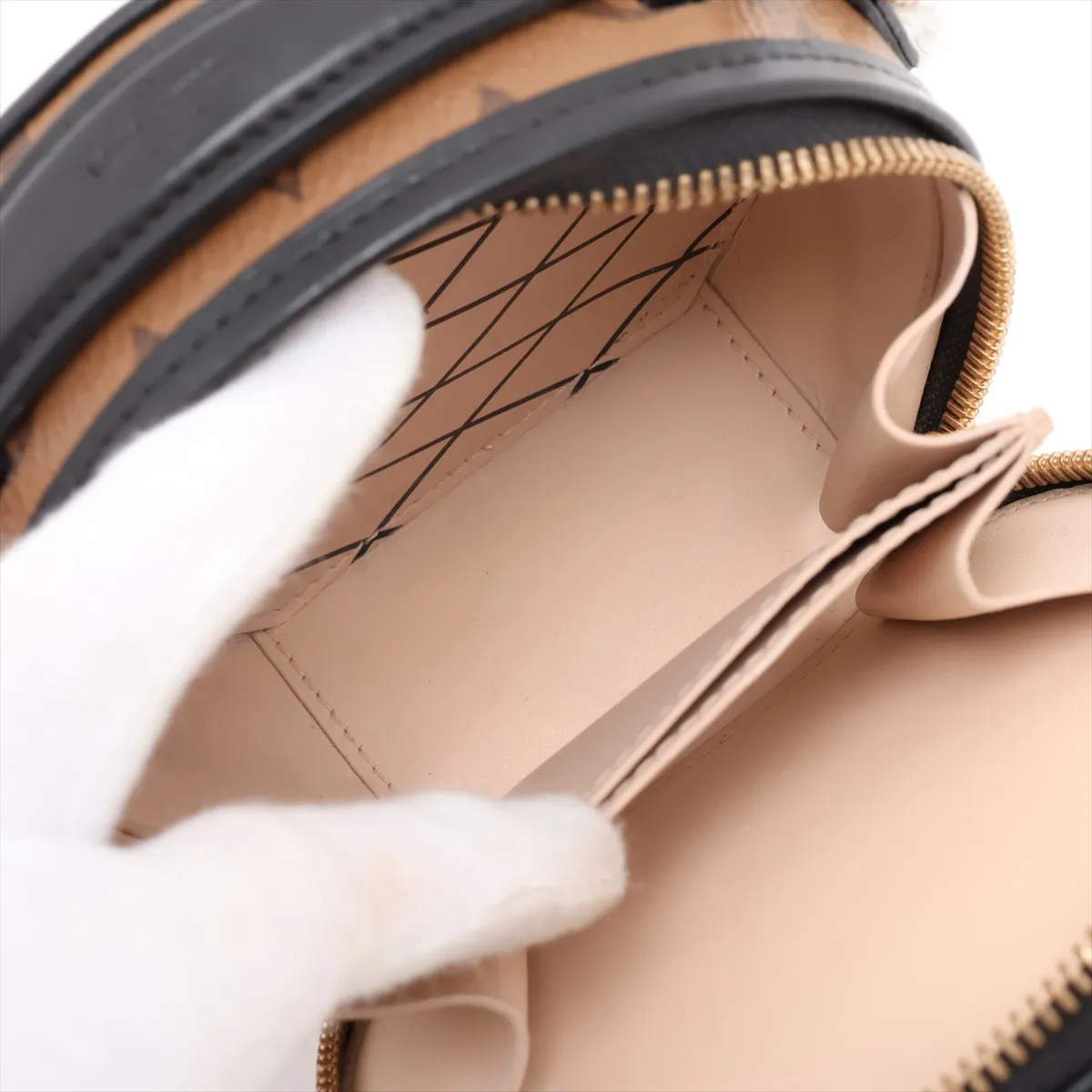 Monogram Reverse Mini Boite Chapeau M68276 Brown (RFID detected) — view 8