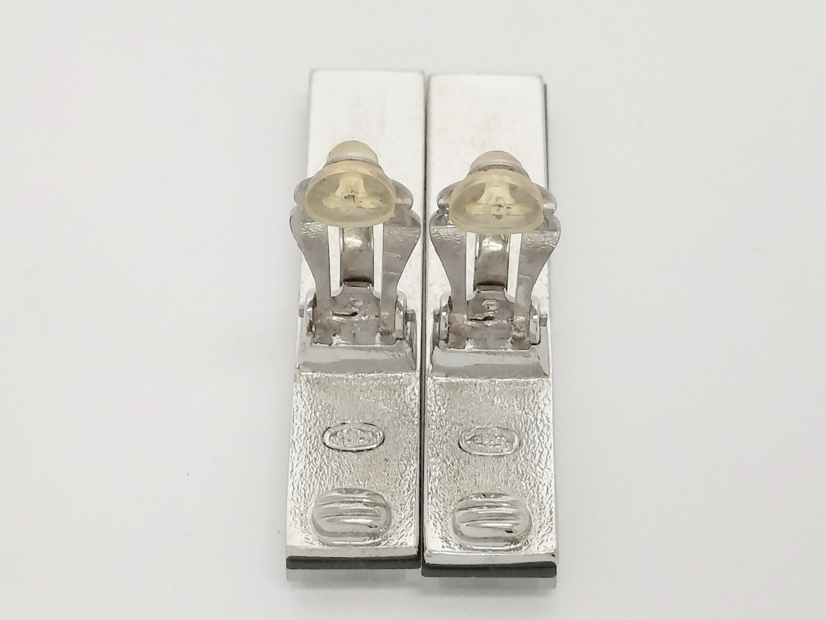 Coco Mirror Silver Earrings 03C — view 3