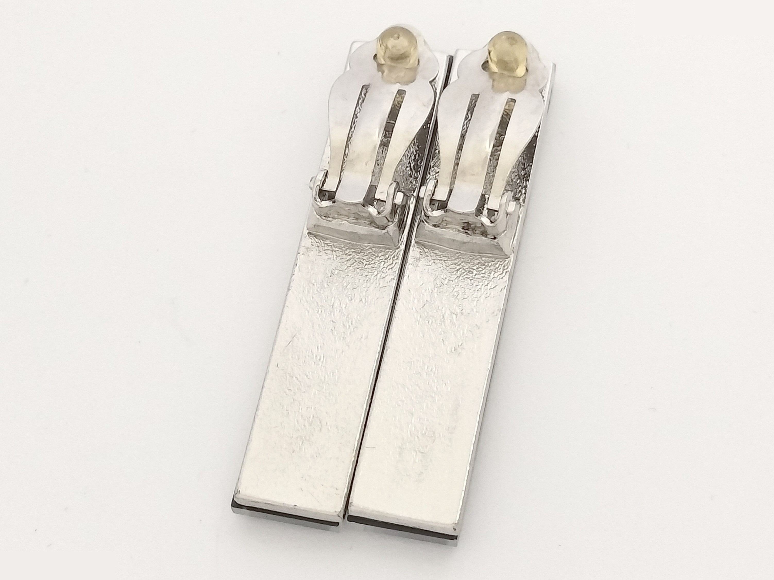 Coco Mirror Silver Earrings 03C — view 4