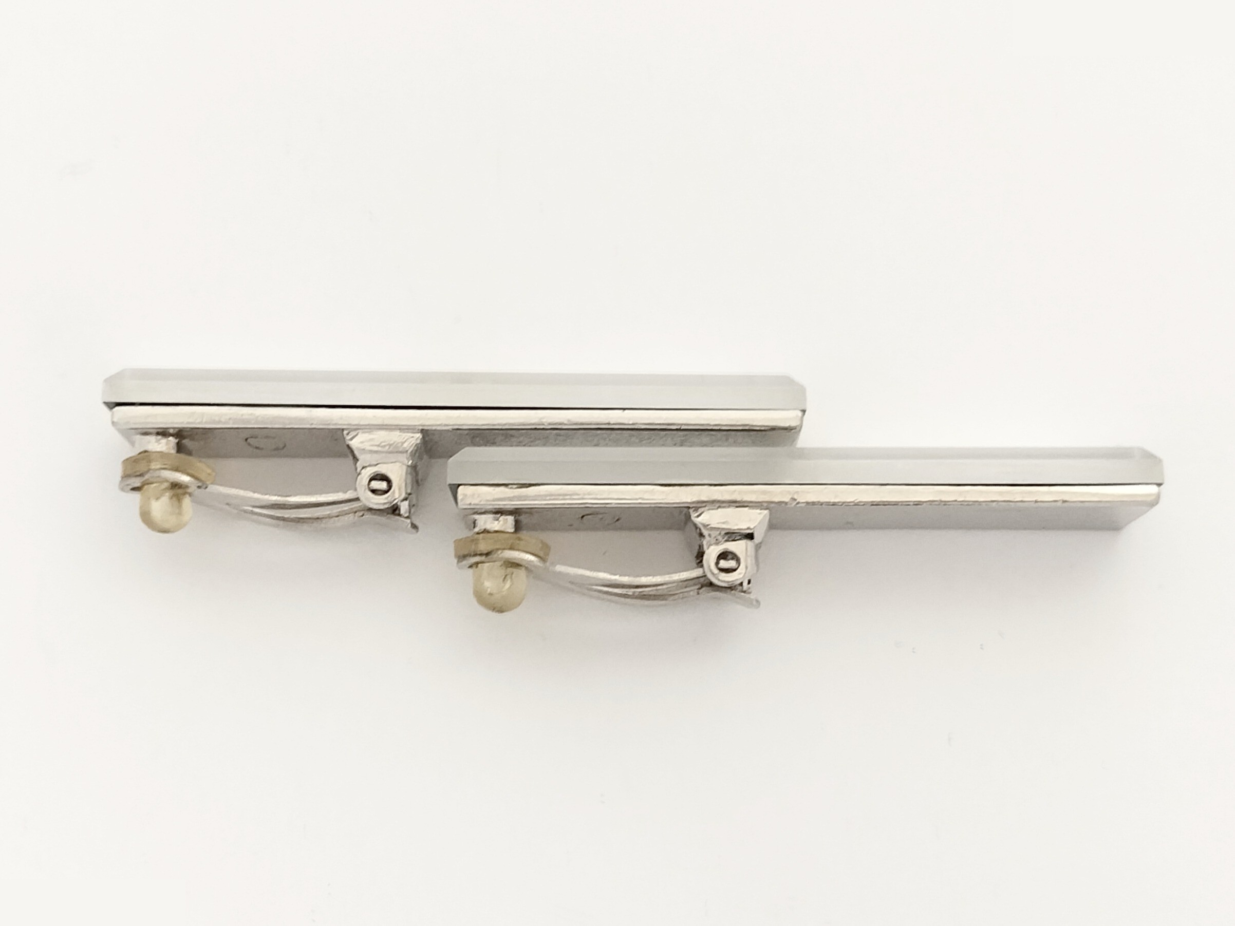 Coco Mirror Silver Earrings 03C — view 5