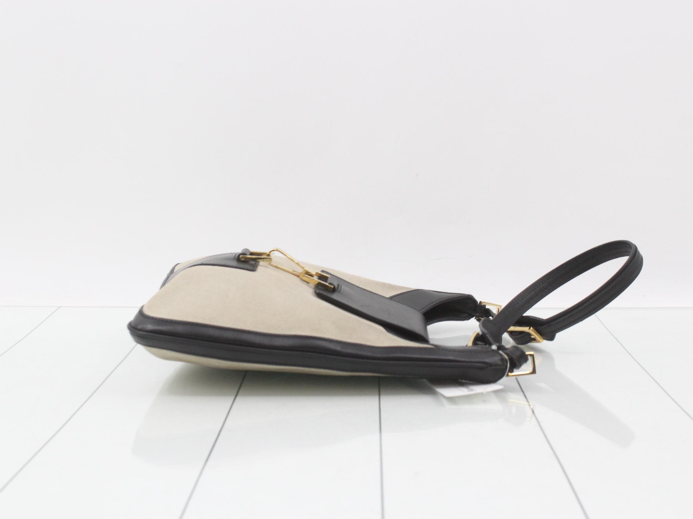 Jackie Suede Leather One-Shoulder Bag — view 3