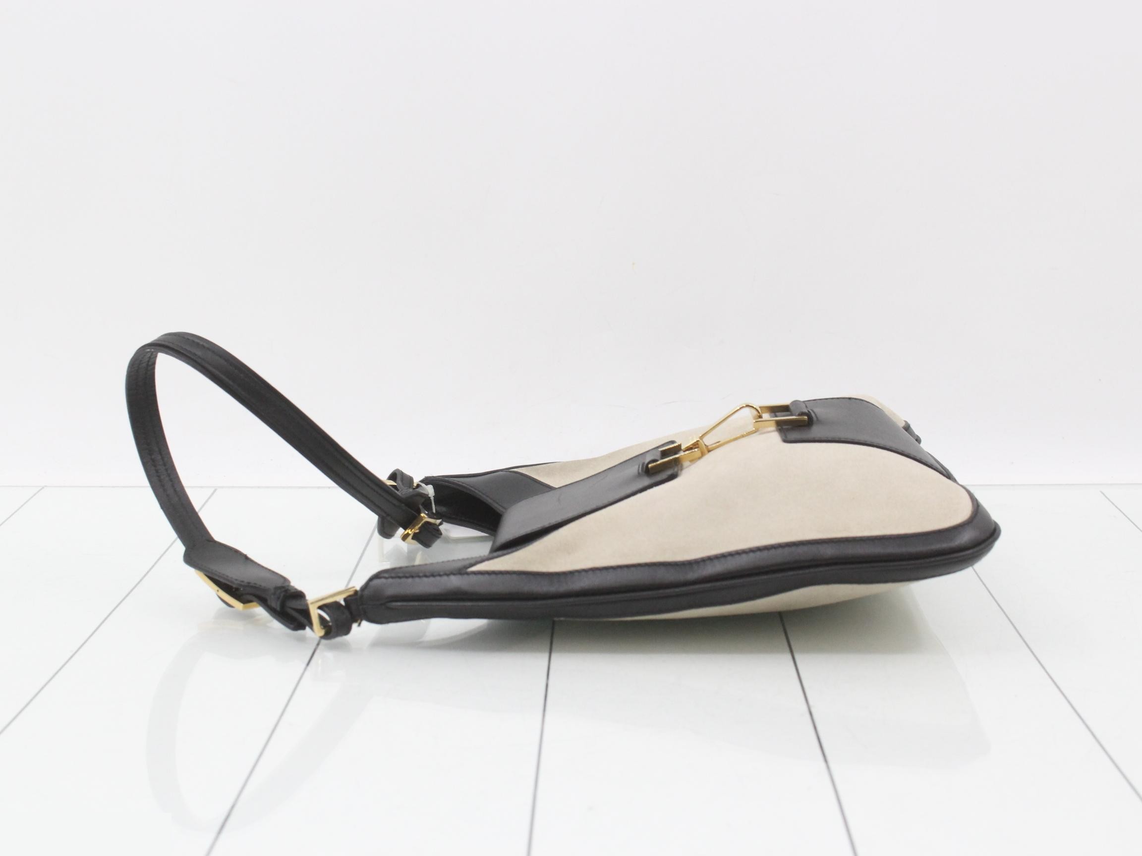 Jackie Suede Leather One-Shoulder Bag — view 4