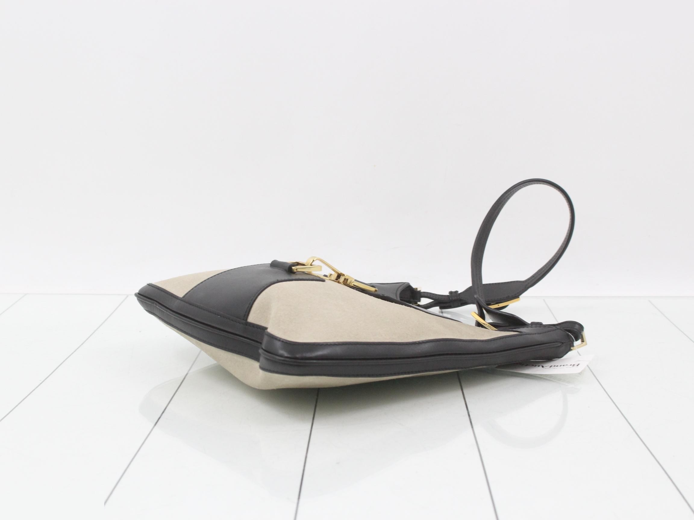 Jackie Suede Leather One-Shoulder Bag — view 6