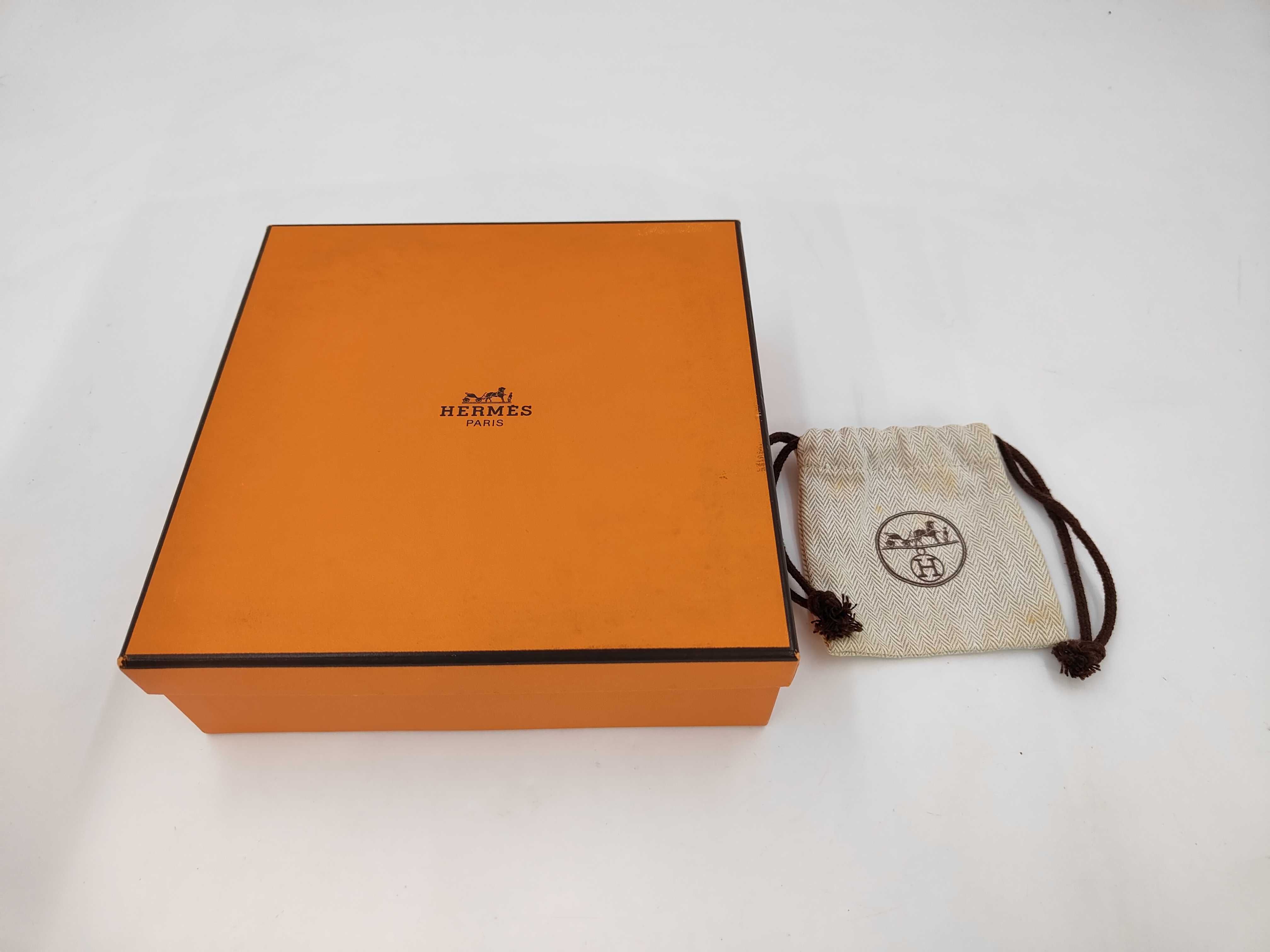 Etrivière double tour belt Etoupe silver hardware Taurillon Clemence belt — view 9