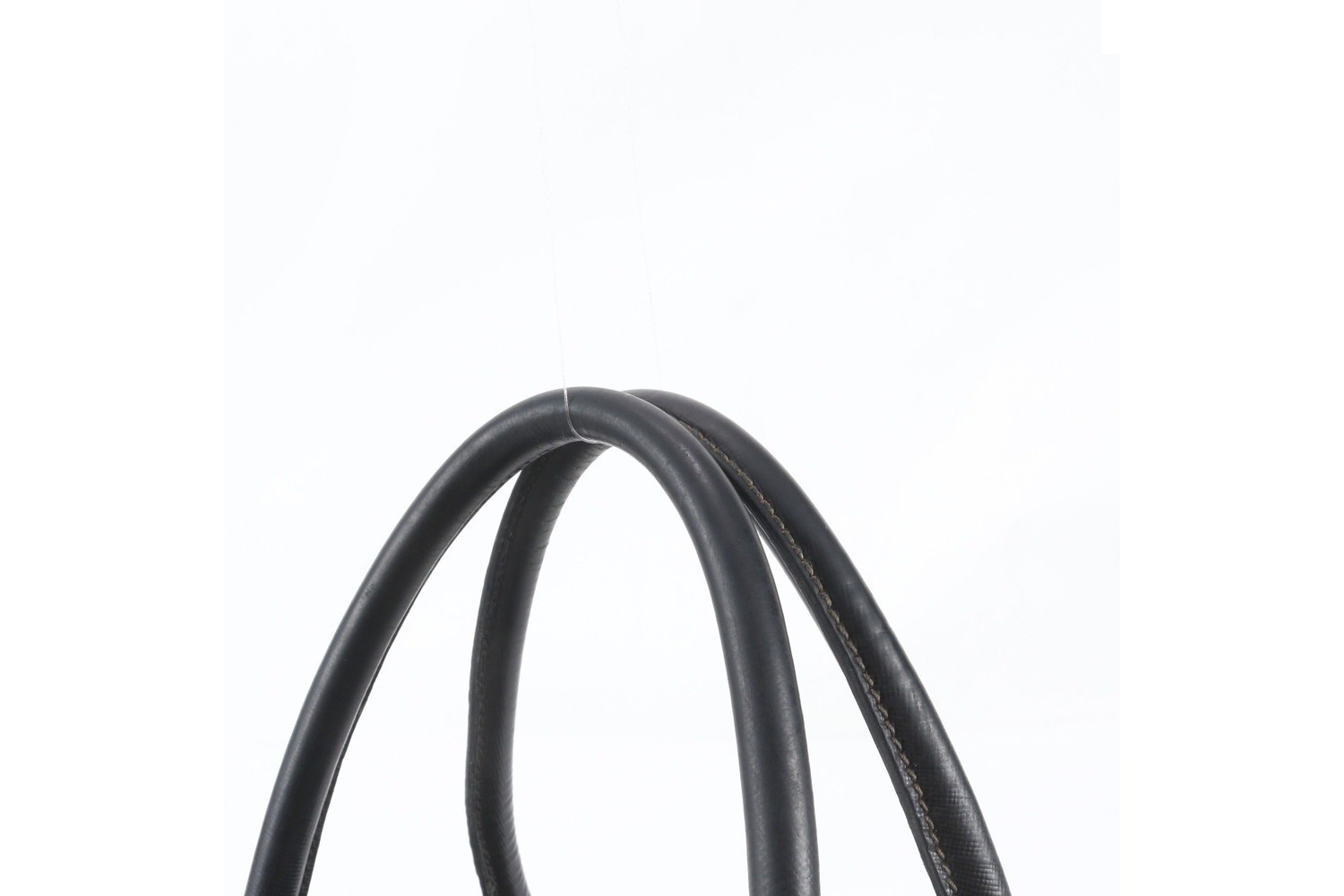 Tessuto Nylon Saffiano Leather Business Bag — view 2