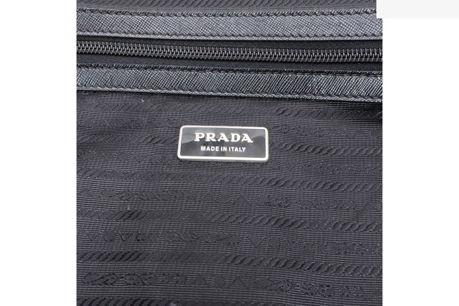Tessuto Nylon Saffiano Leather Business Bag — view 8