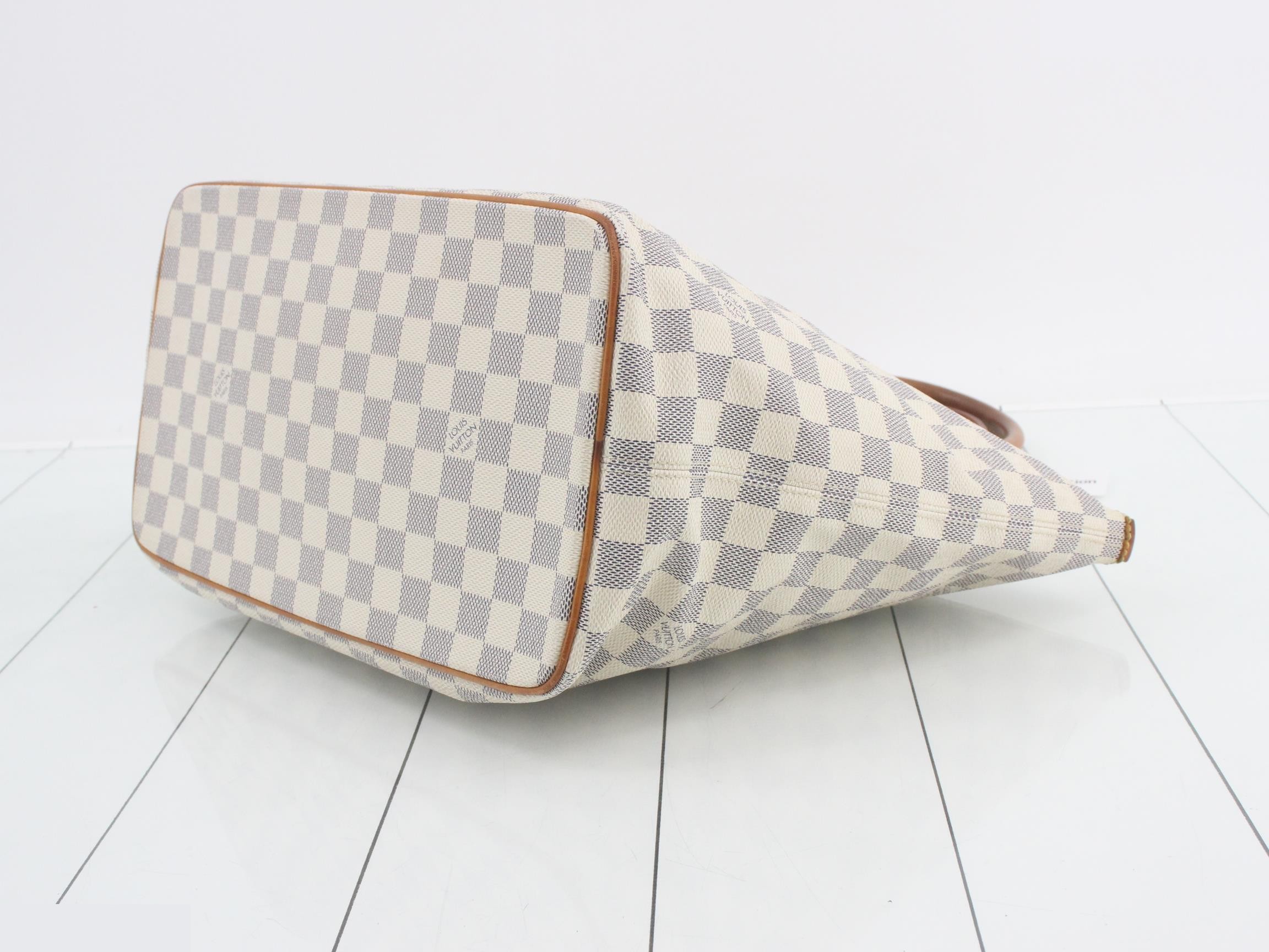 Damier Azur Saleya MM Tote Bag — view 6