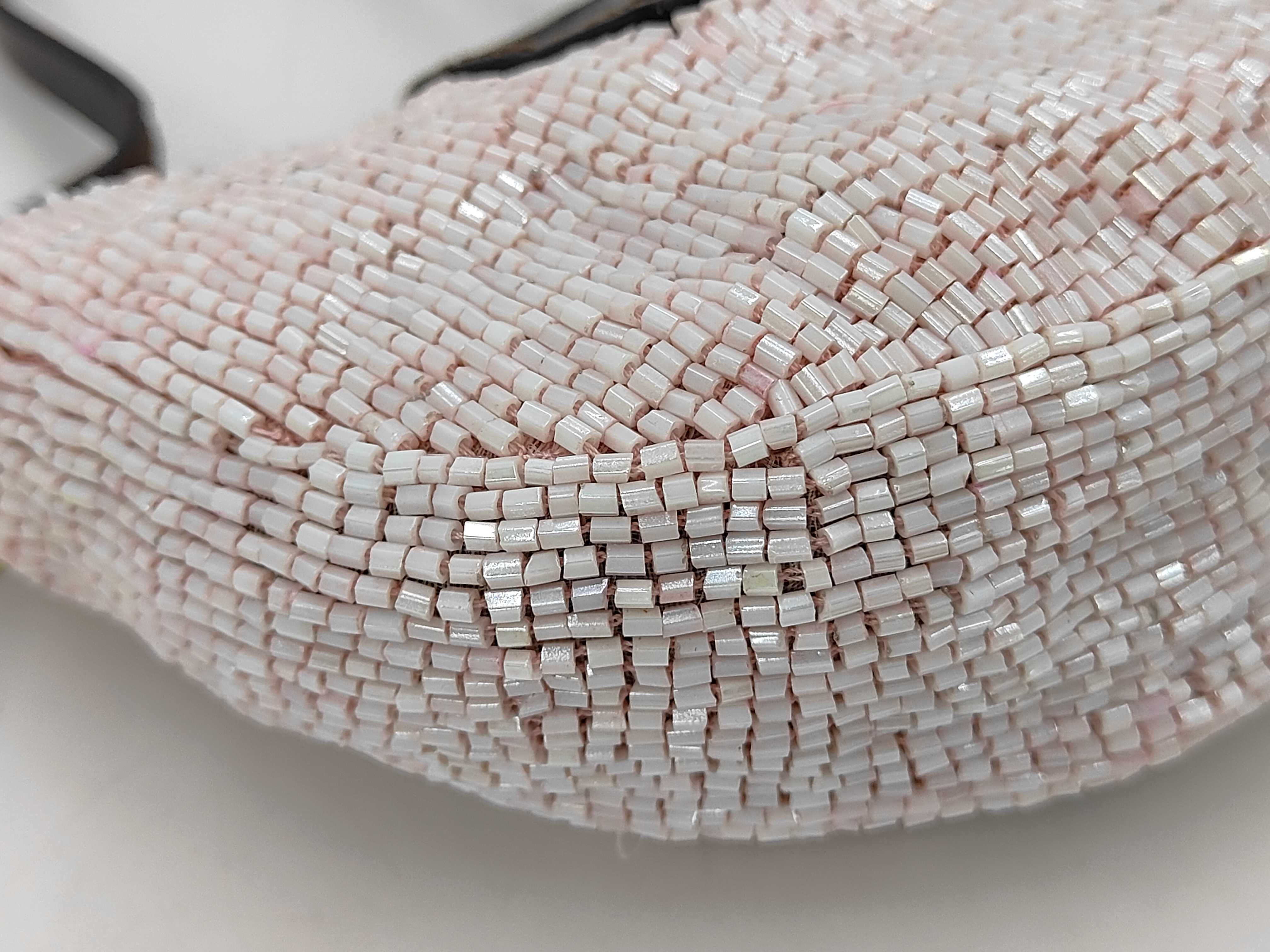 Bucket Mini Croissant Beaded Handbag — view 3