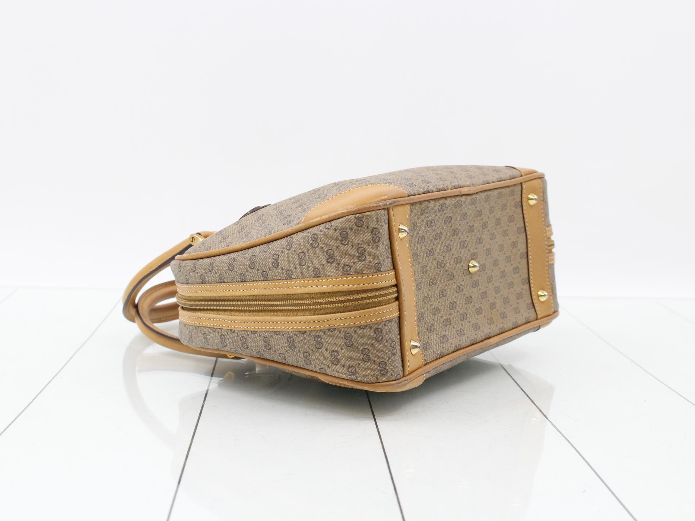 PVC Handbag, Brown — view 5