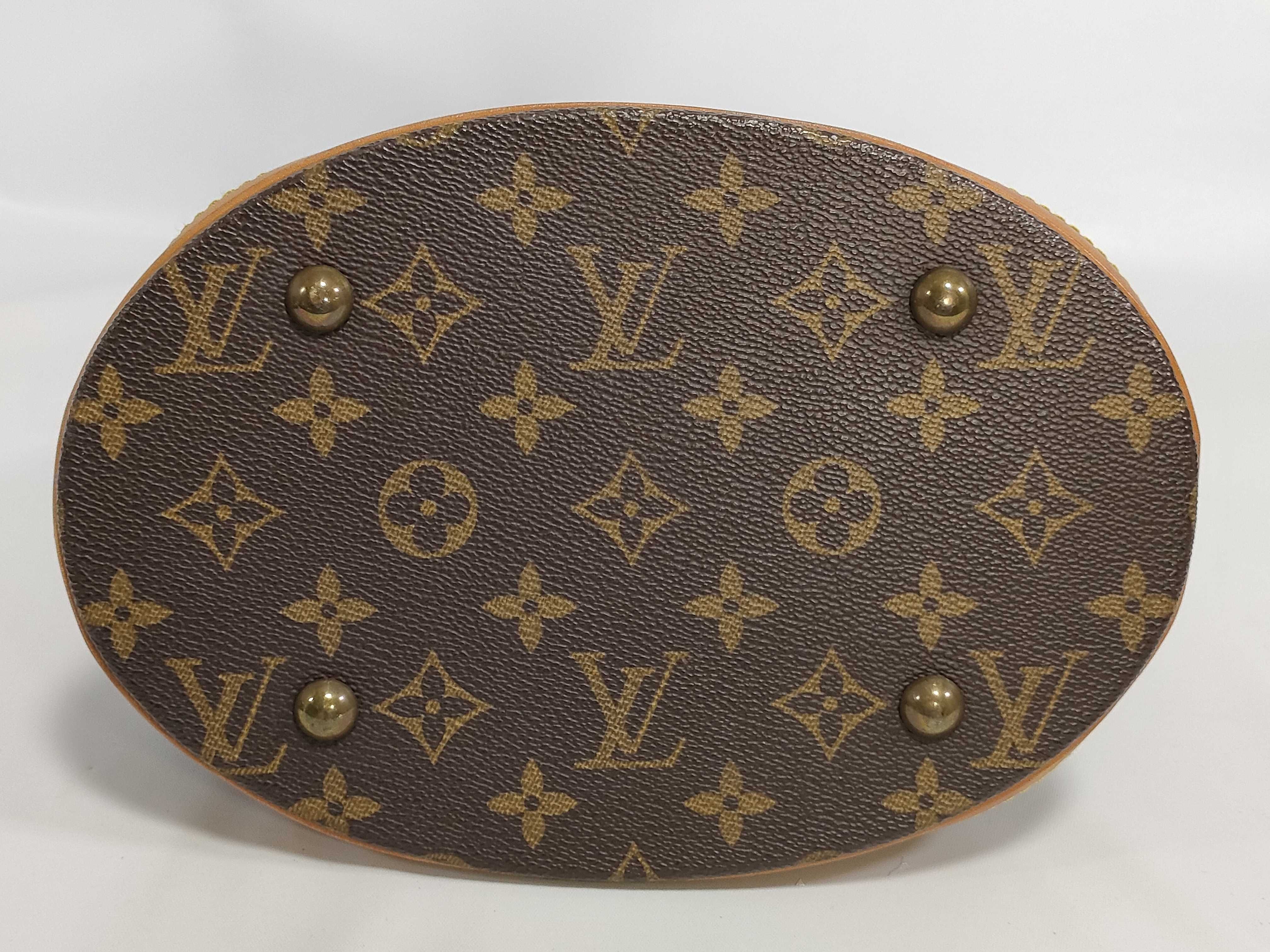 Monogram Bucket PM Tote Bag (Factory Repaired) — view 7