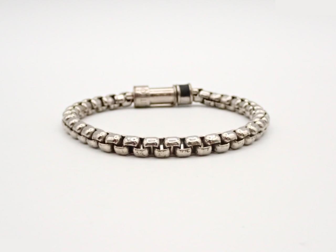 Bracelet chain, Monogram Eclipse, wrist circumference approximately 19 cm