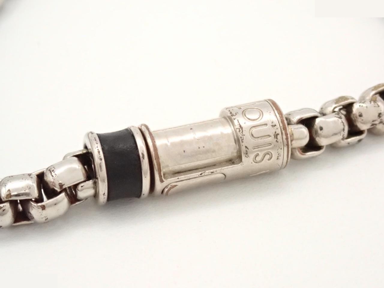 Bracelet chain, Monogram Eclipse, wrist circumference approximately 19 cm — view 3